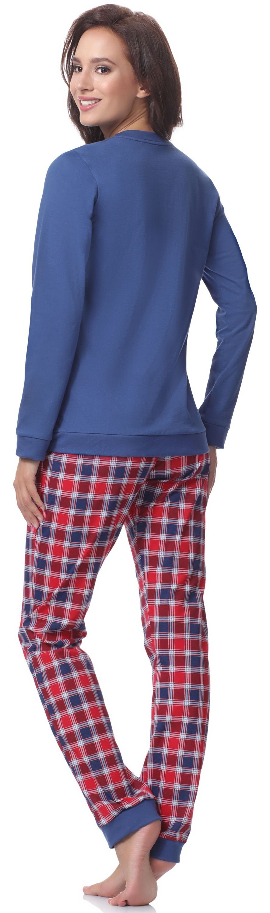 Cornette Jeans Damen Schlafanzug 2016 Schlafanzug 671 (Fox3)