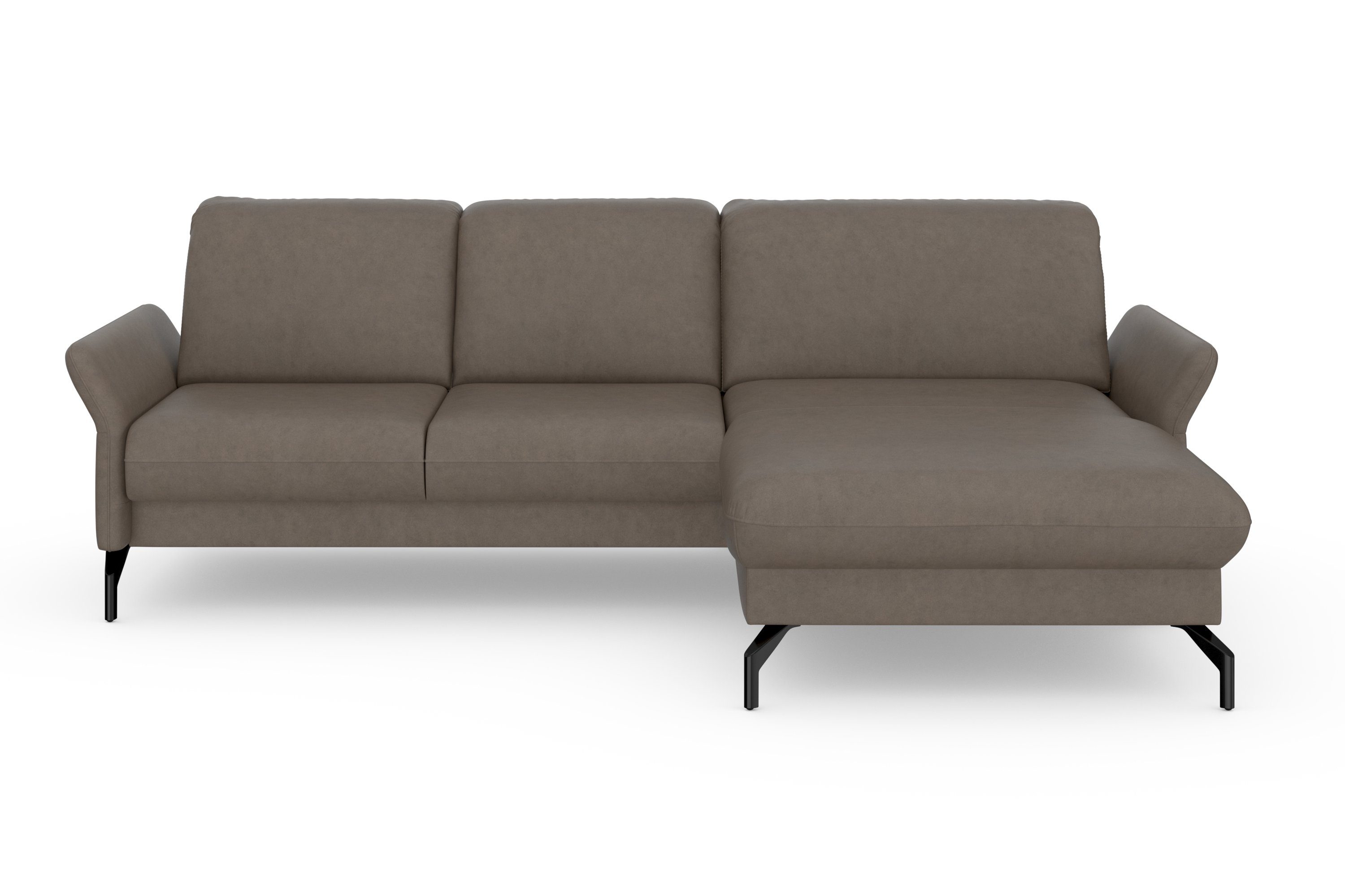 sit&more Ecksofa Fashion, wahlweise motorisch und Kopfteilverstellung Vorziehsitz, mit