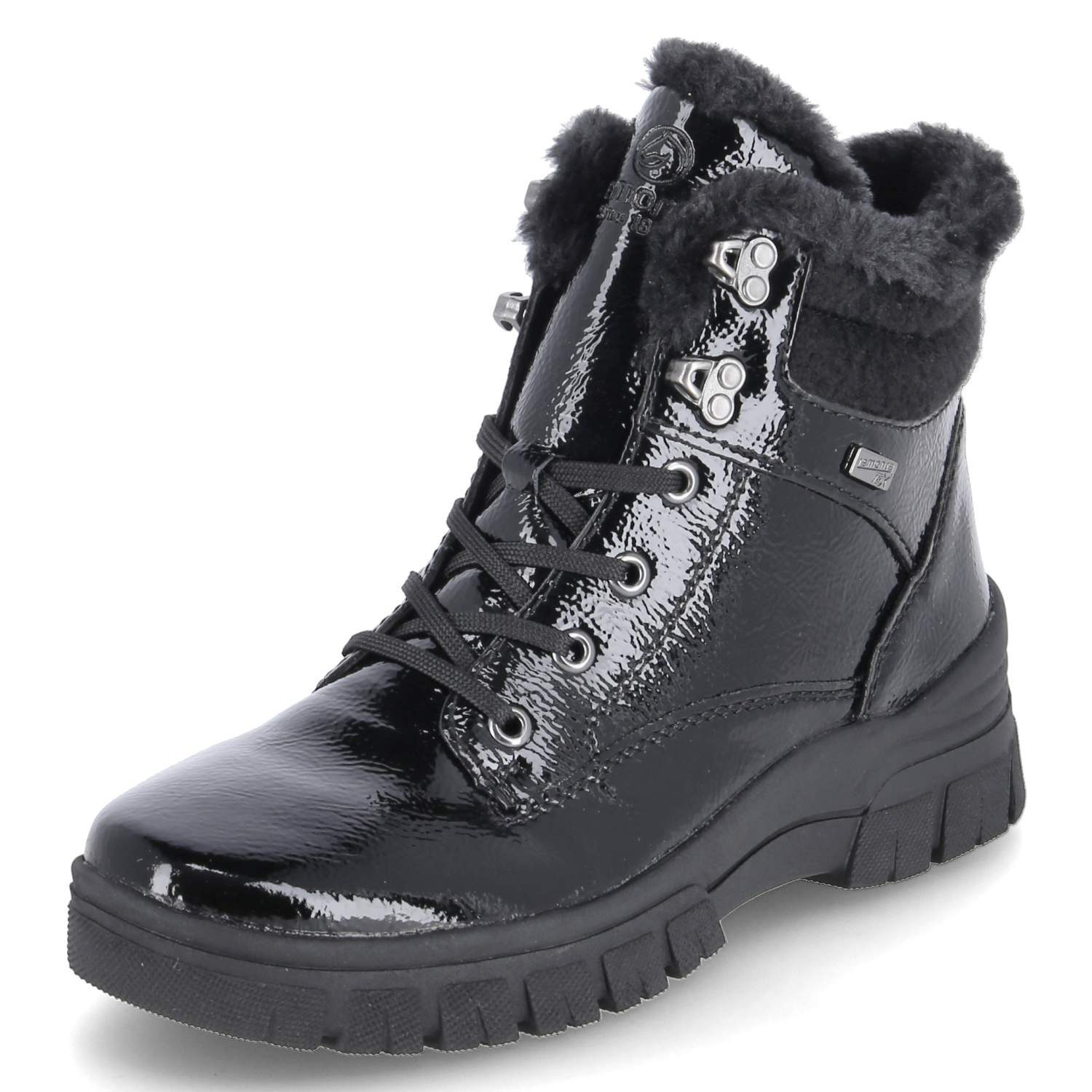 Remonte Remonte D0E71-02 Damen Leder & Textil schwarz Winterstiefel günstig online kaufen