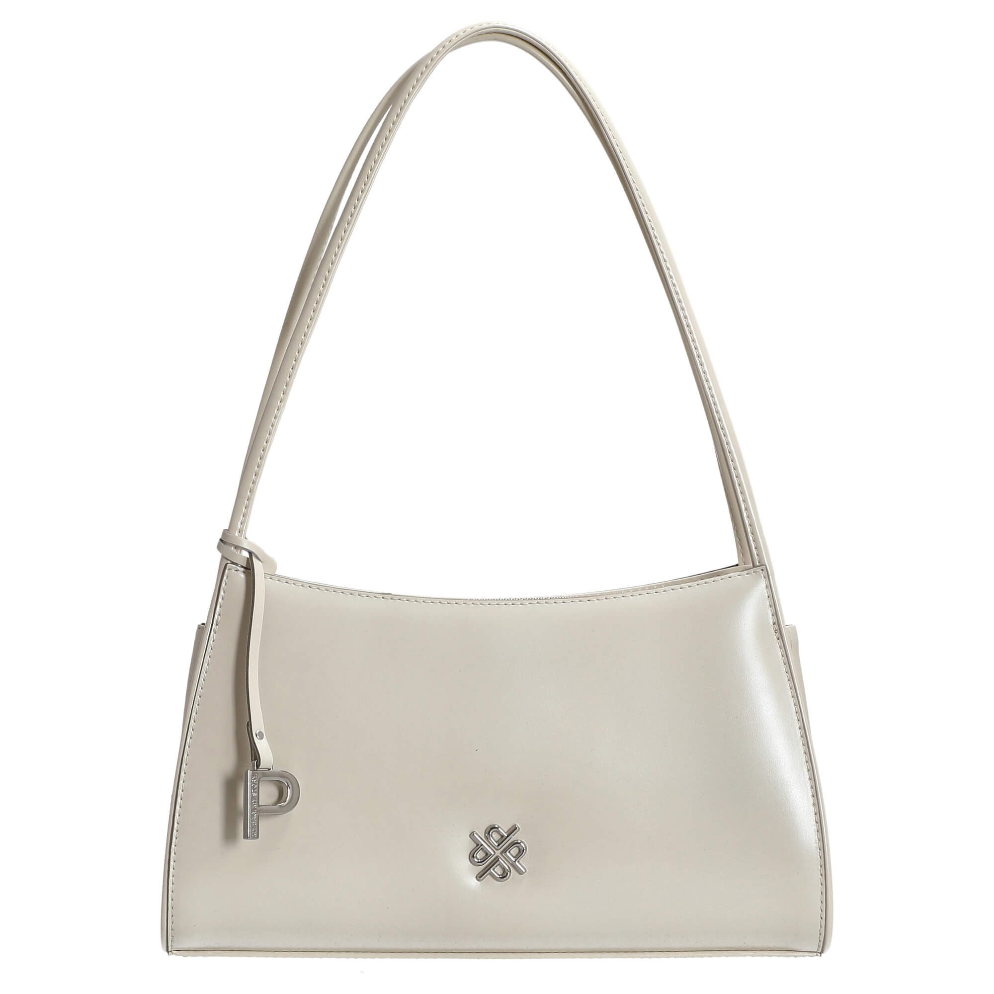 Umhängetasche Black Tie - Schultertasche 31 cm (cream)