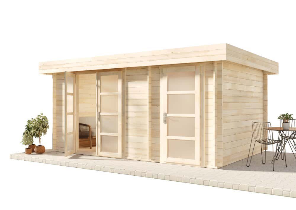 Alpholz Gartenhaus Holz Modern-E, BxT: 510x359 günstig online kaufen