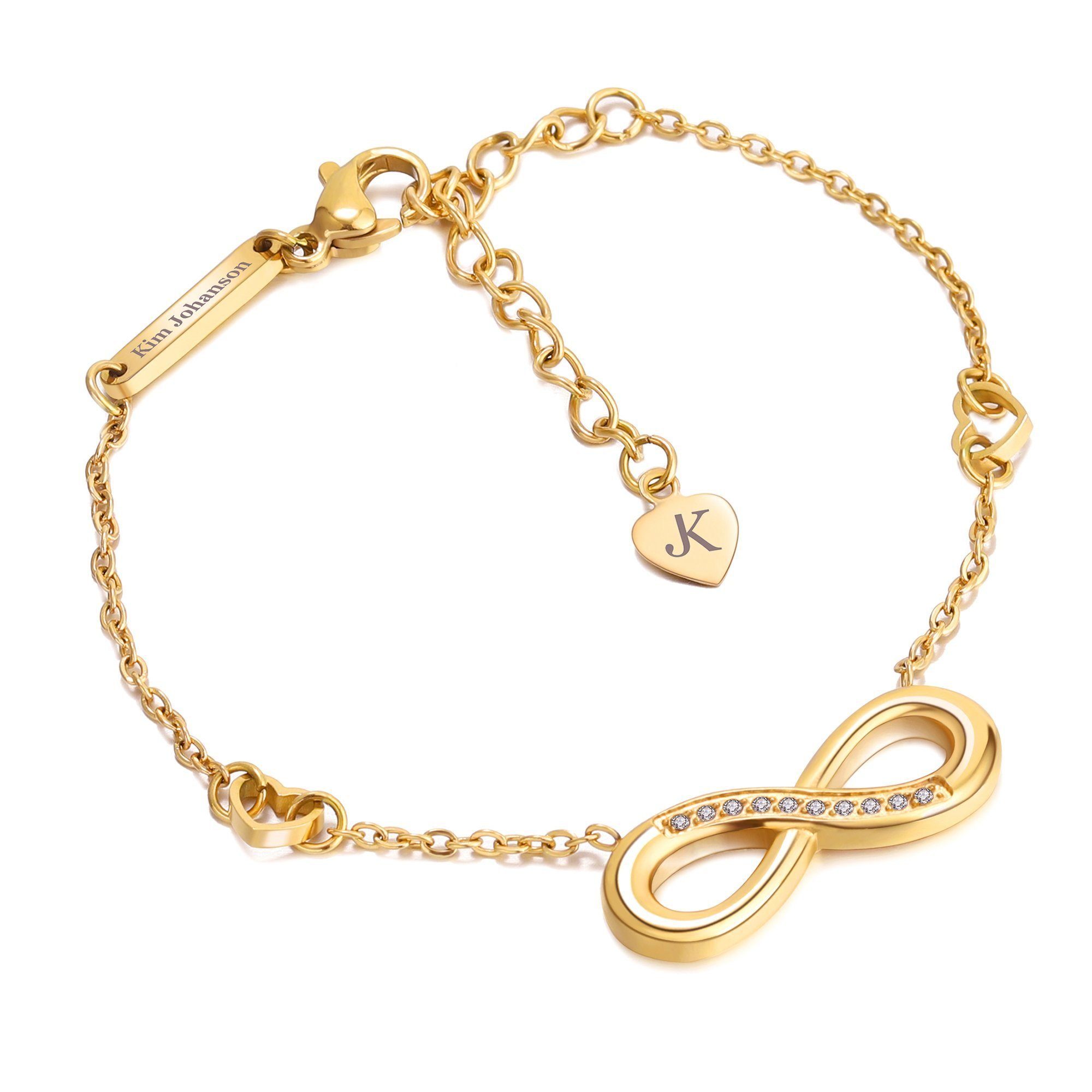 Kim Johanson Armband Infinity aus Edelstahl günstig online kaufen
