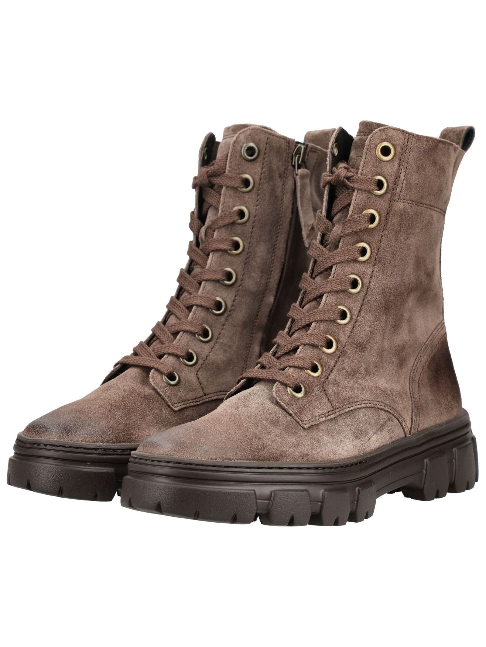 Paul Green Paul Green Stiefelette Veloursleder Schnürstiefelette – Bild 4 von 5