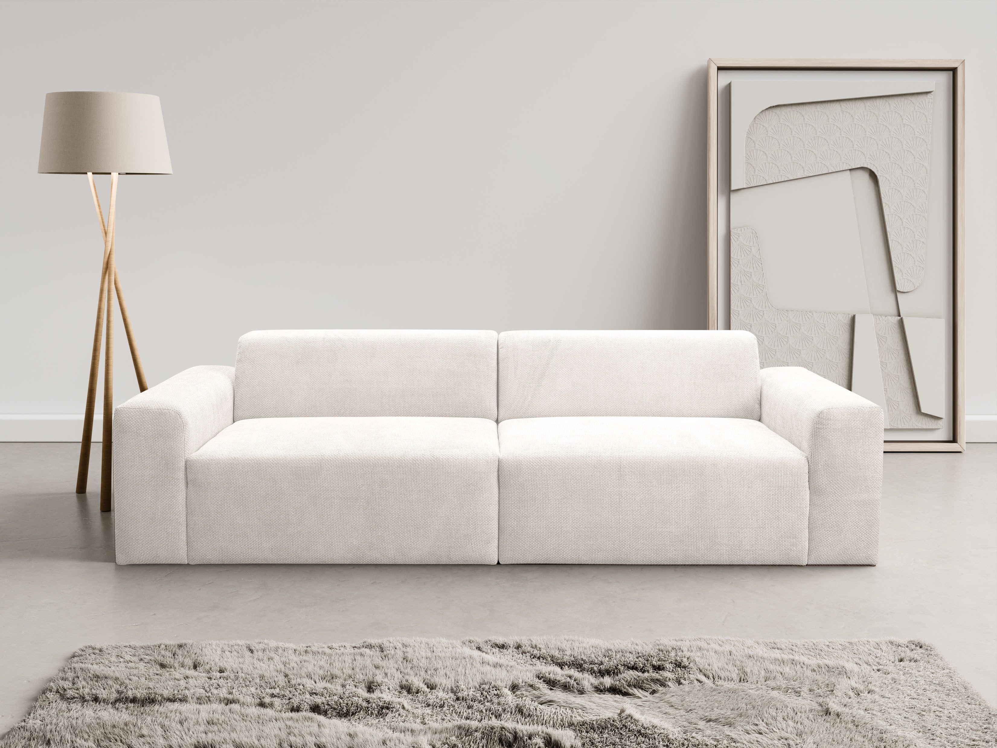 WERK2 Sofa "Zeus 3-Sitzer, Big-Sofa, Breite 256cm, Tiefe 105cm, modern und günstig online kaufen