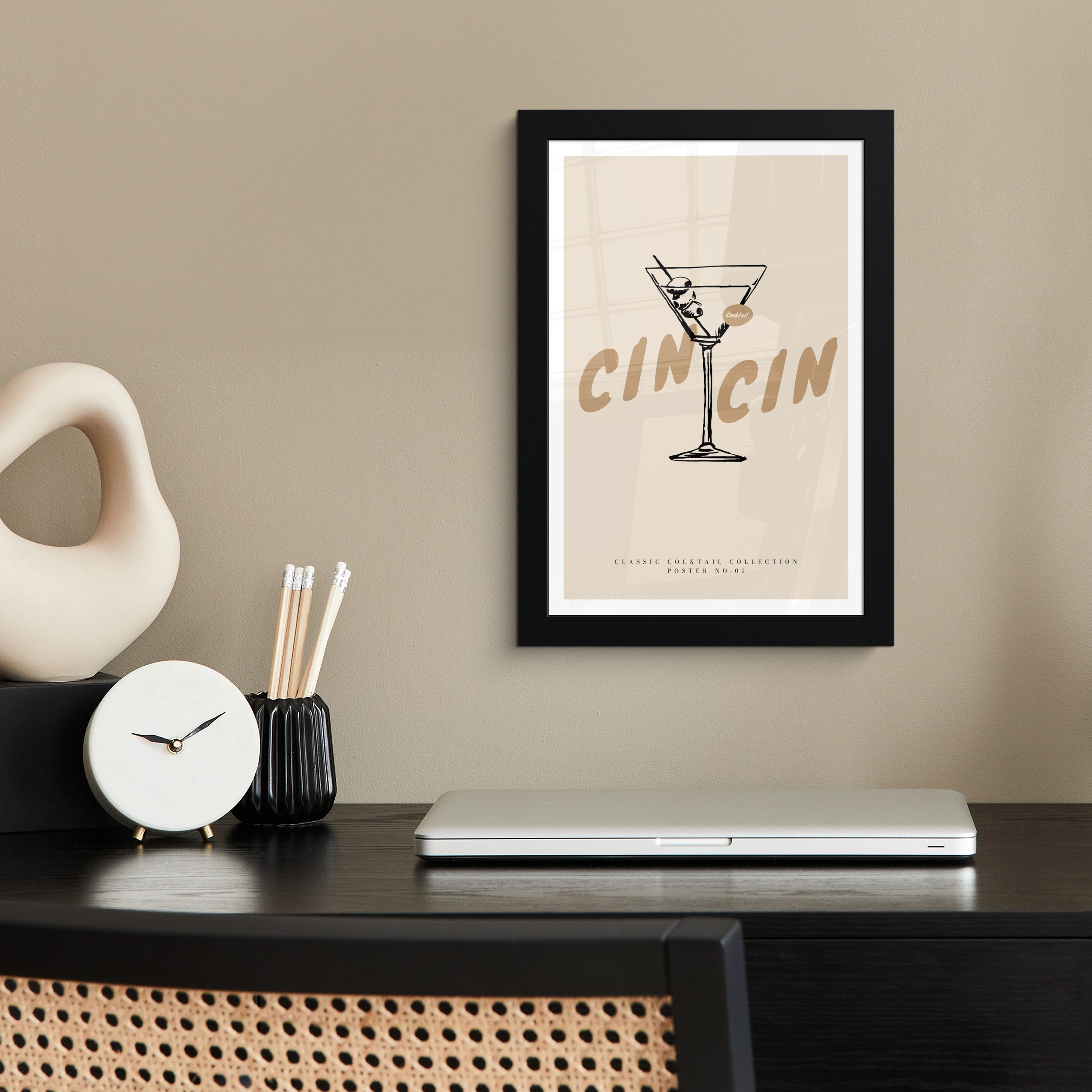 MuchoWow Poster Cocktail - Cin Cin günstig online kaufen