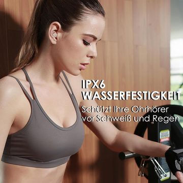 wedoking Perfekter Hörgenuss In-Ear-Kopfhörer (IPX6-Zertifizierung gewährleistet Wasser- und Schweißbeständigkeit, perfekt für aktive Nutzer., mit weichen Silikon-Ohrstöpseln: Unauffälliges Design für ungestörten)