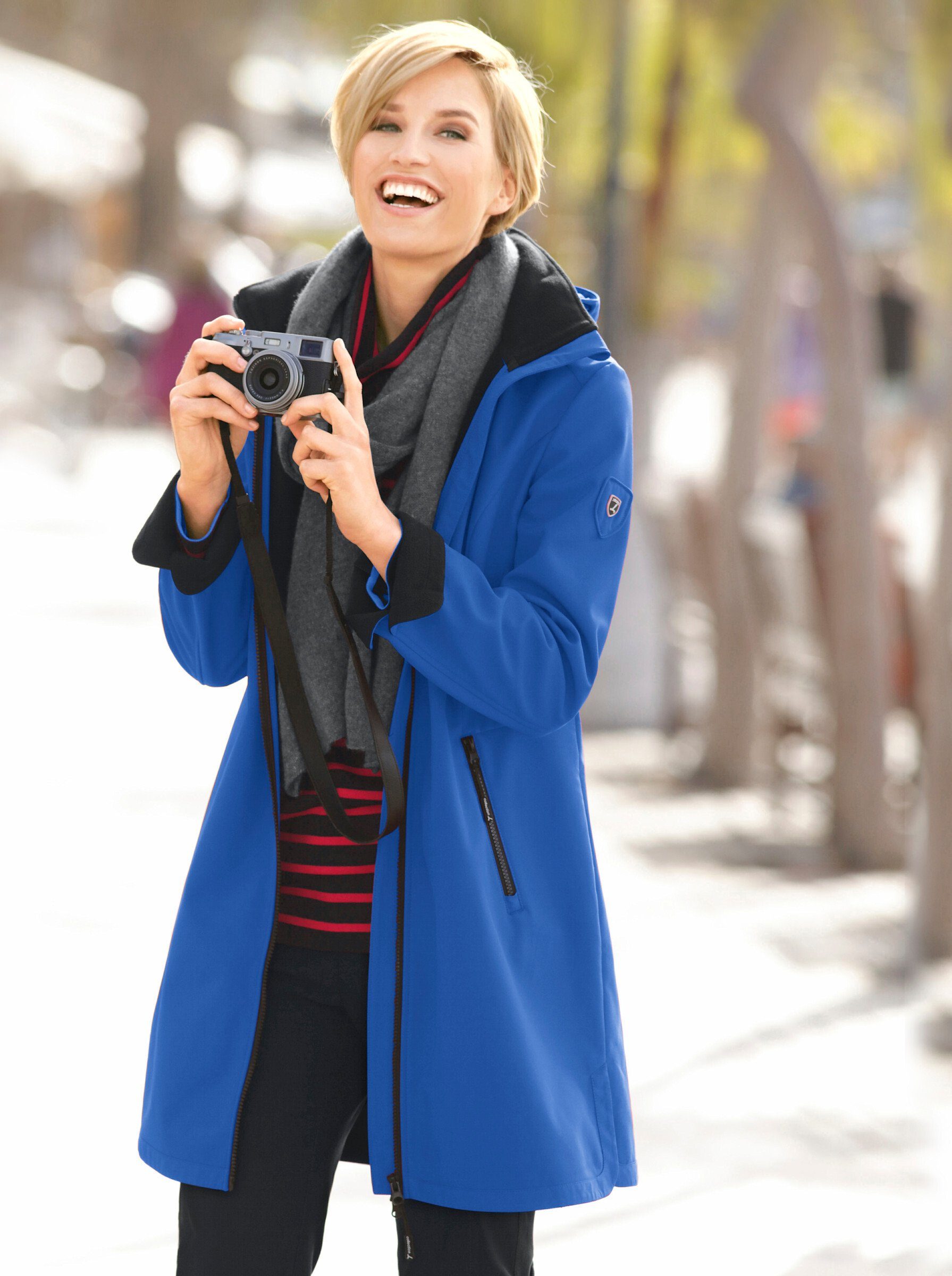 Casual Looks Softshelljacke, mit Kapuze günstig online kaufen