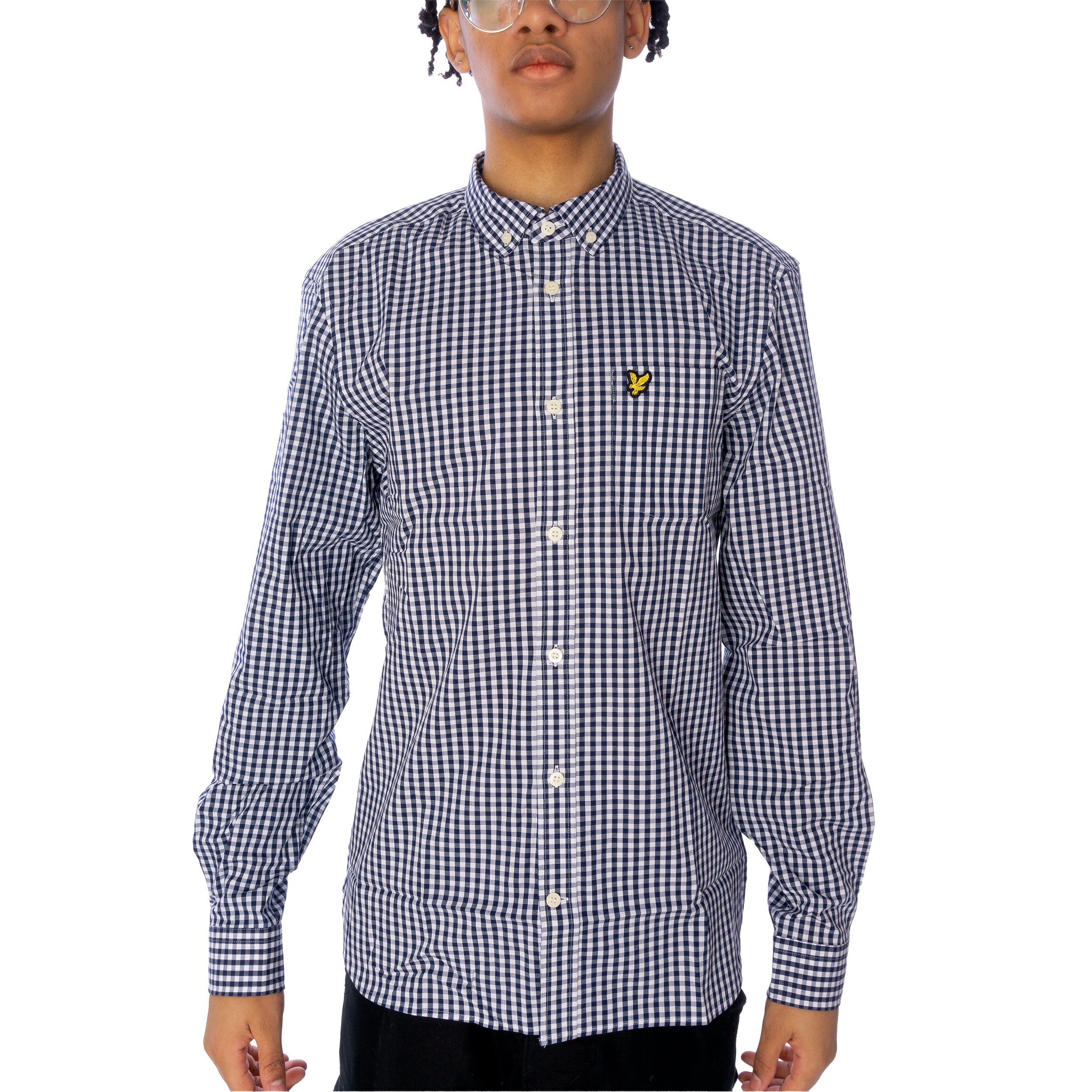 Lyle & Scott Langarmhemd Hemd Lyle&Scott günstig online kaufen
