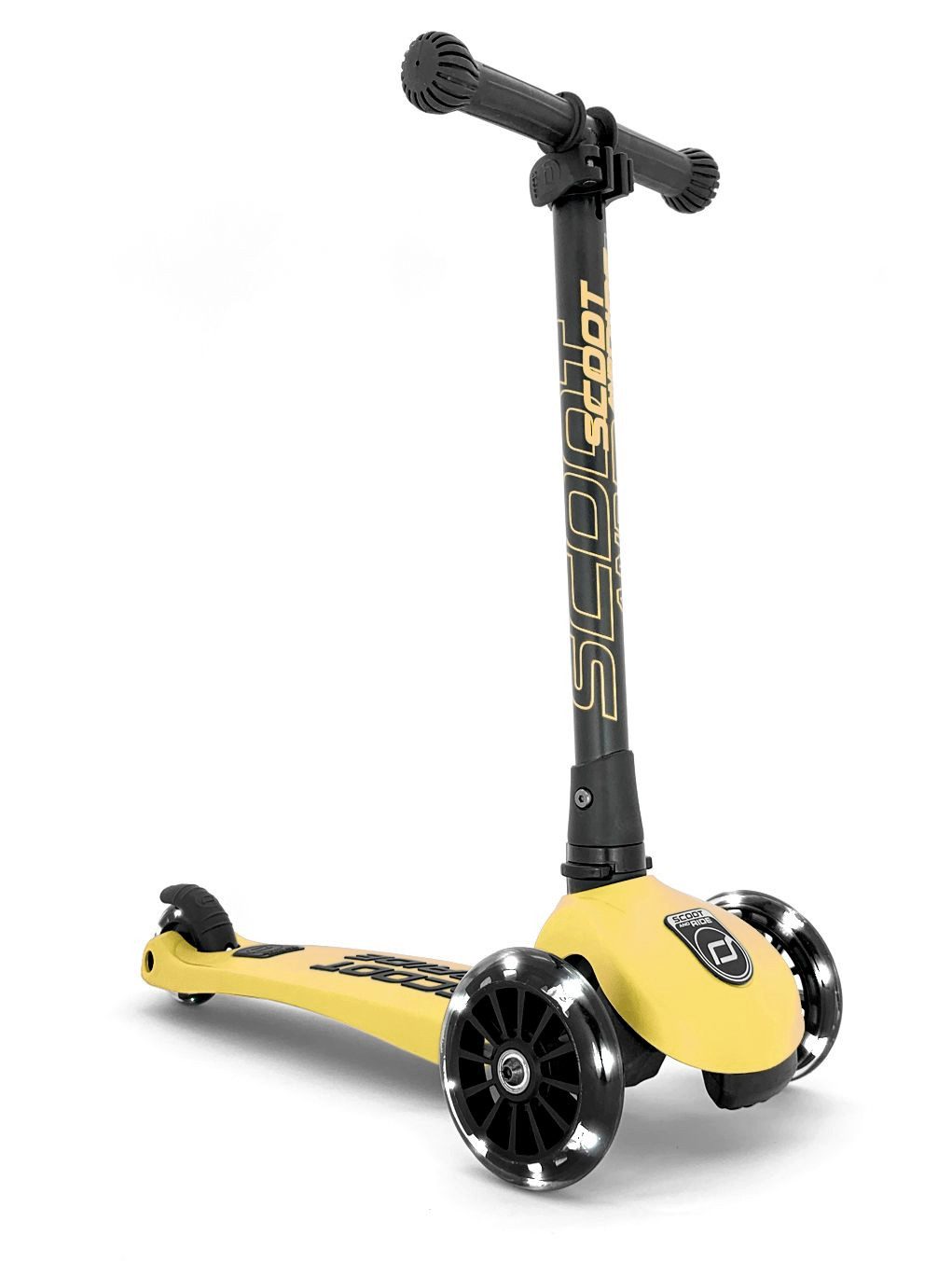 Scoot and Ride Dreiradscooter Highwaykick 3 LED Lemon, Kinderroller in Gelb