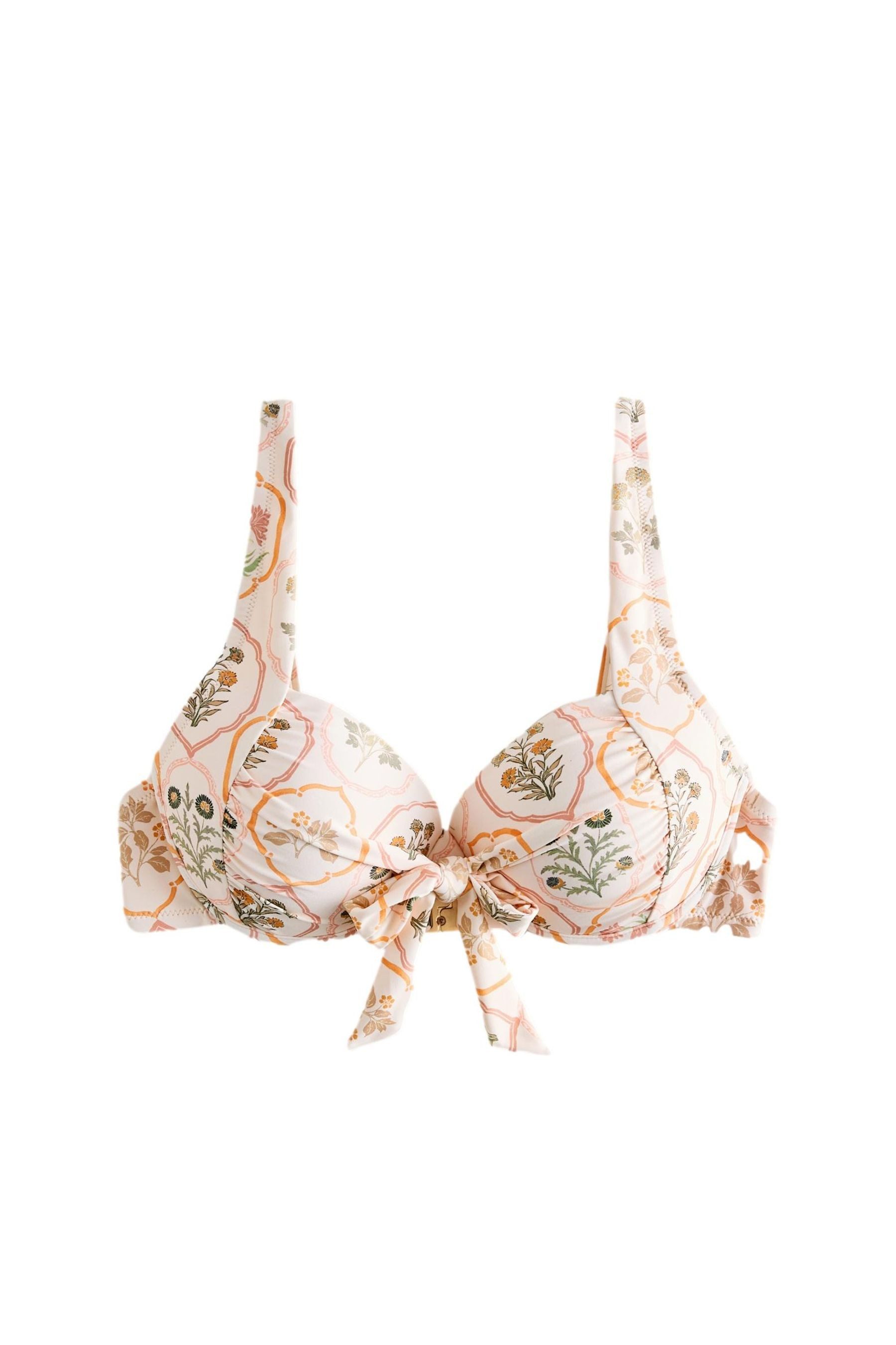 Next Bügel-Bikini-Top Wattiertes Bikinioberteil mit Bügel und Schleife (1-St)