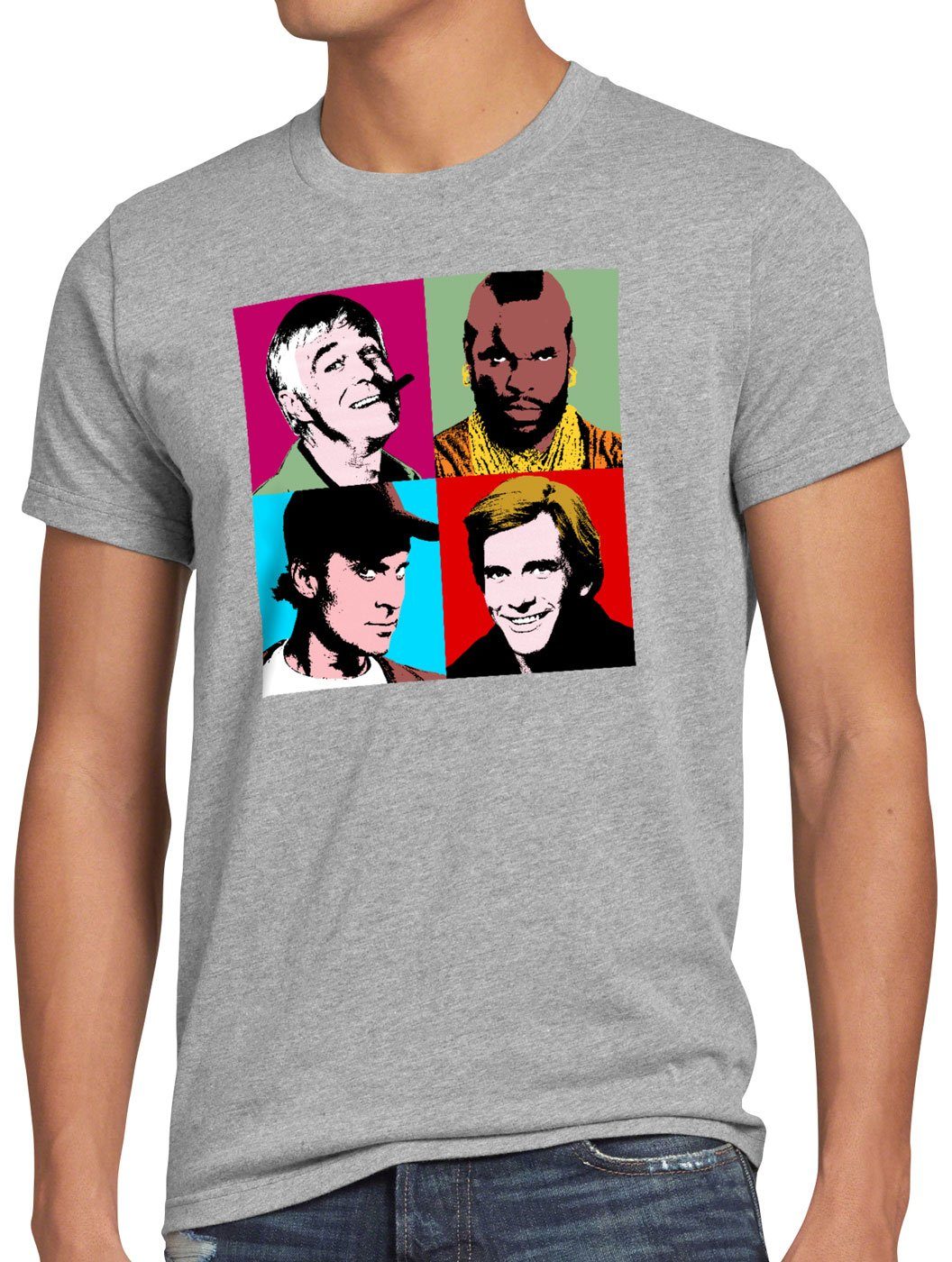 style3 T-Shirt Das Team mr.t hannibal günstig online kaufen