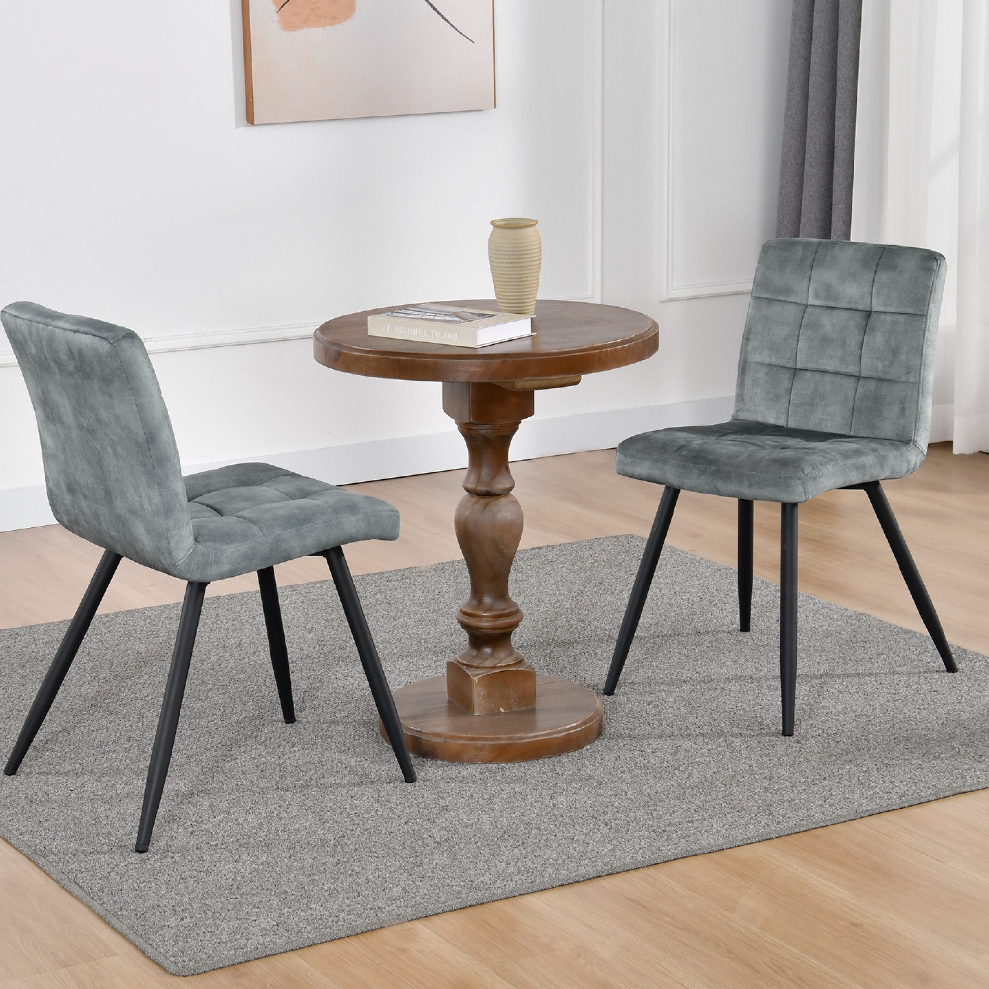 Duhome Esszimmerstuhl (8043-2), Küchenstuhl 2er Set, Wohnzimmerstuhl Polste günstig online kaufen