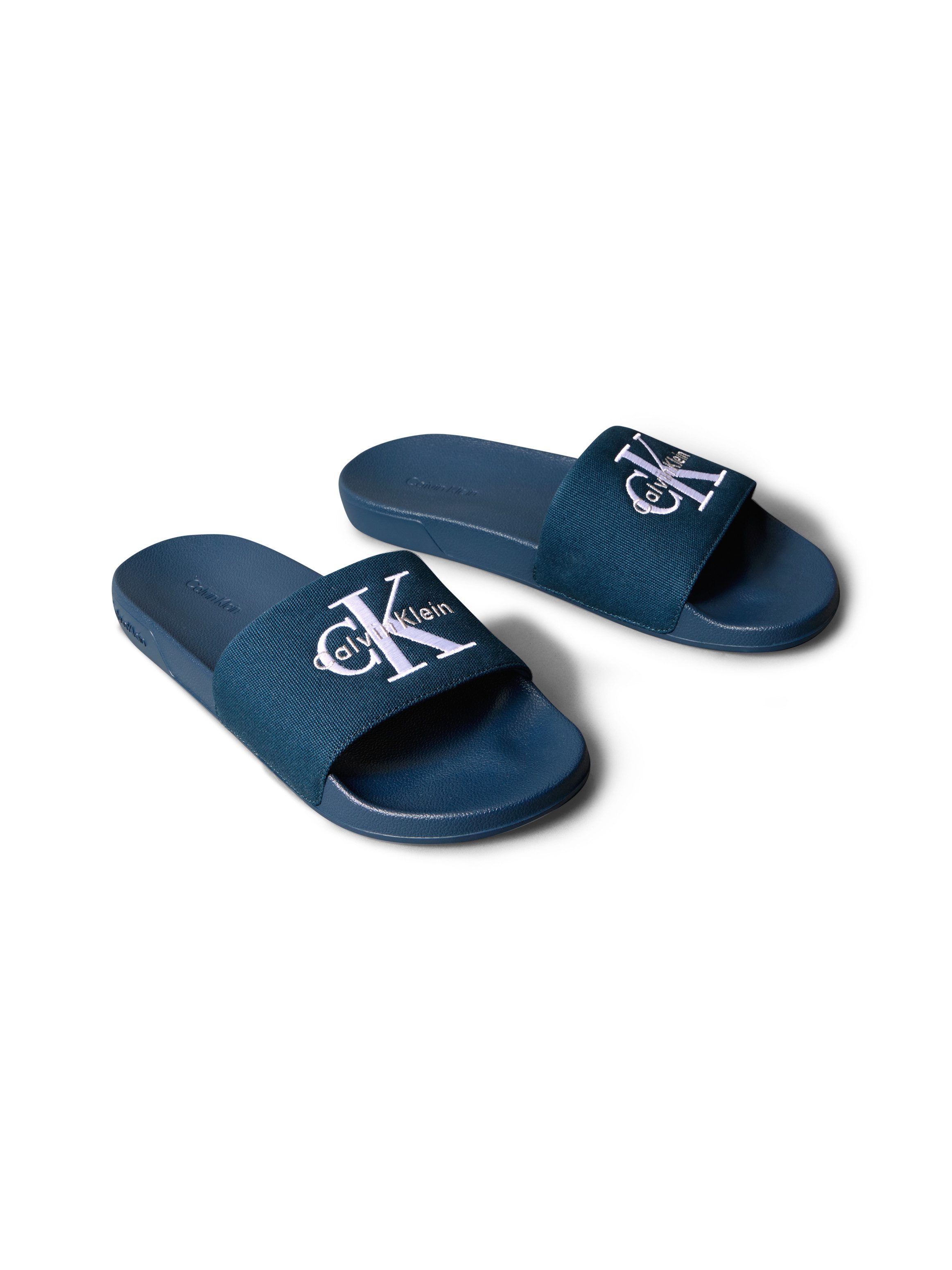 Calvin Klein Jeans ESS SLIDE CV Pantolette Badeschuh, Flat, Poolslides mit günstig online kaufen