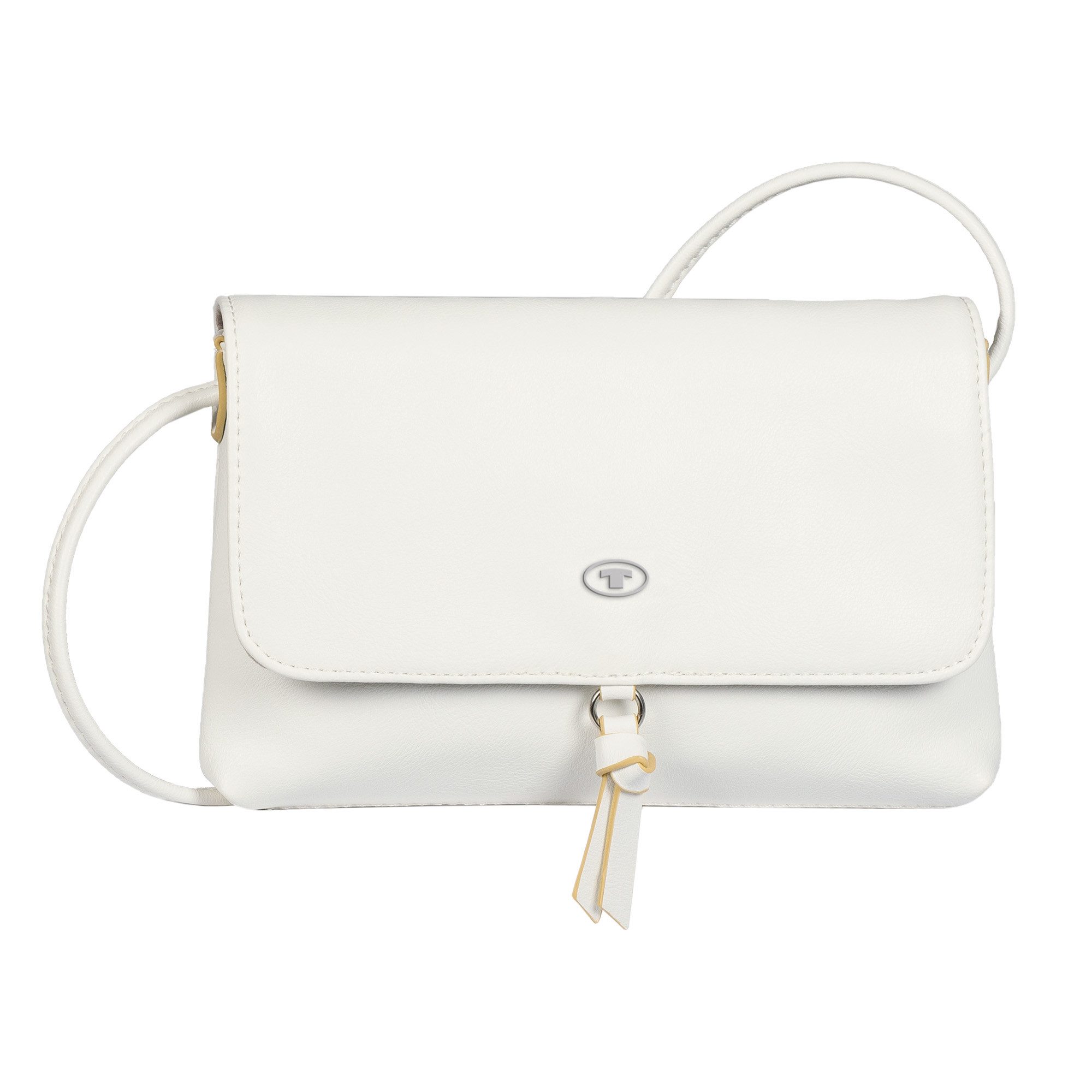 TOM TAILOR Umhängetasche Luna, mit hochglänzendem Logo und kleinem dekorativen Knoten