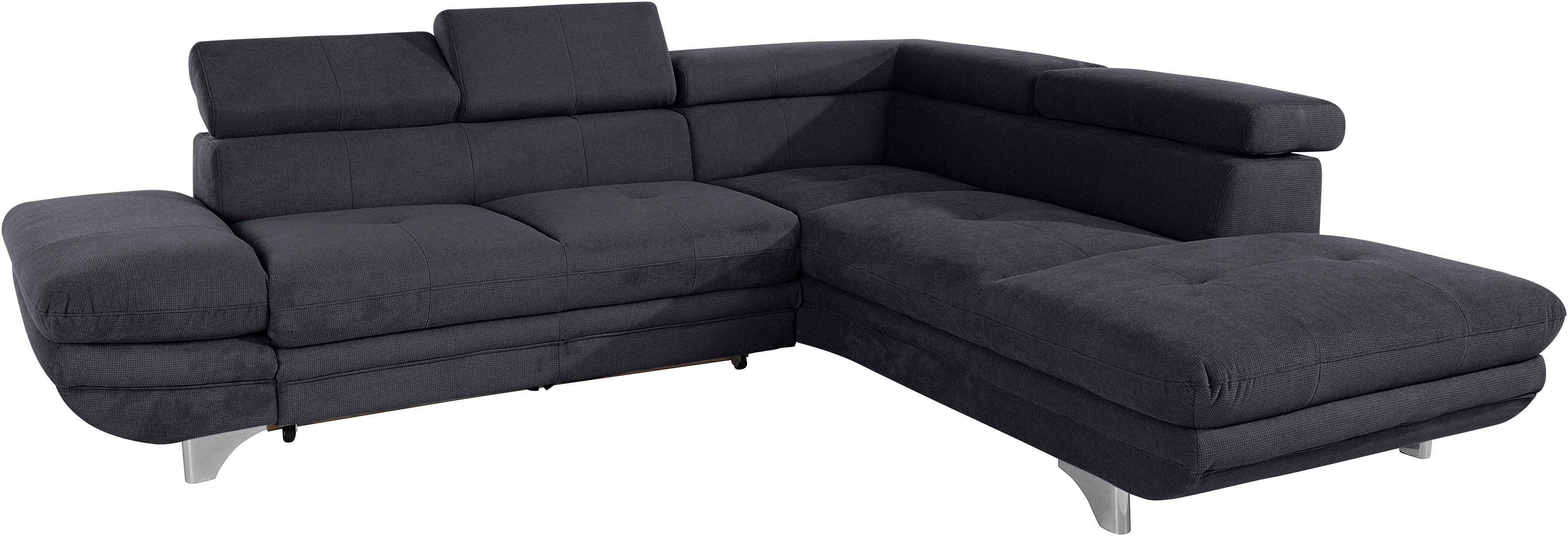 COTTA Ecksofa "Enterprise L-Form", mit Arm- & Kopfteilverstellung, wahlweis günstig online kaufen