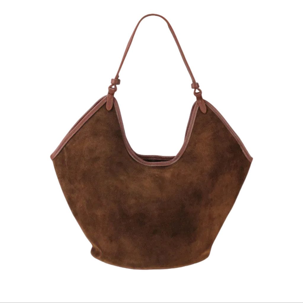 BZNA Beuteltasche Tanjia Wildleder Italy Damen Handtasche Schultertasche Tasche BZNA6033