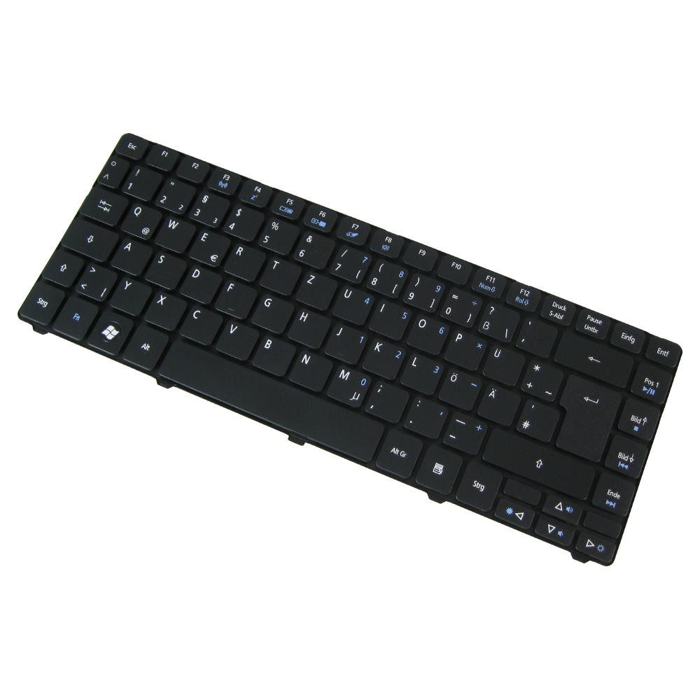 Trade-Shop Ersatz passend für Acer Aspire 3410 3750 3810 3820, eMachines D440 Tastatur (Tastenbelegung: Deutsch, QWERTZ / Farbe: Schwarz)