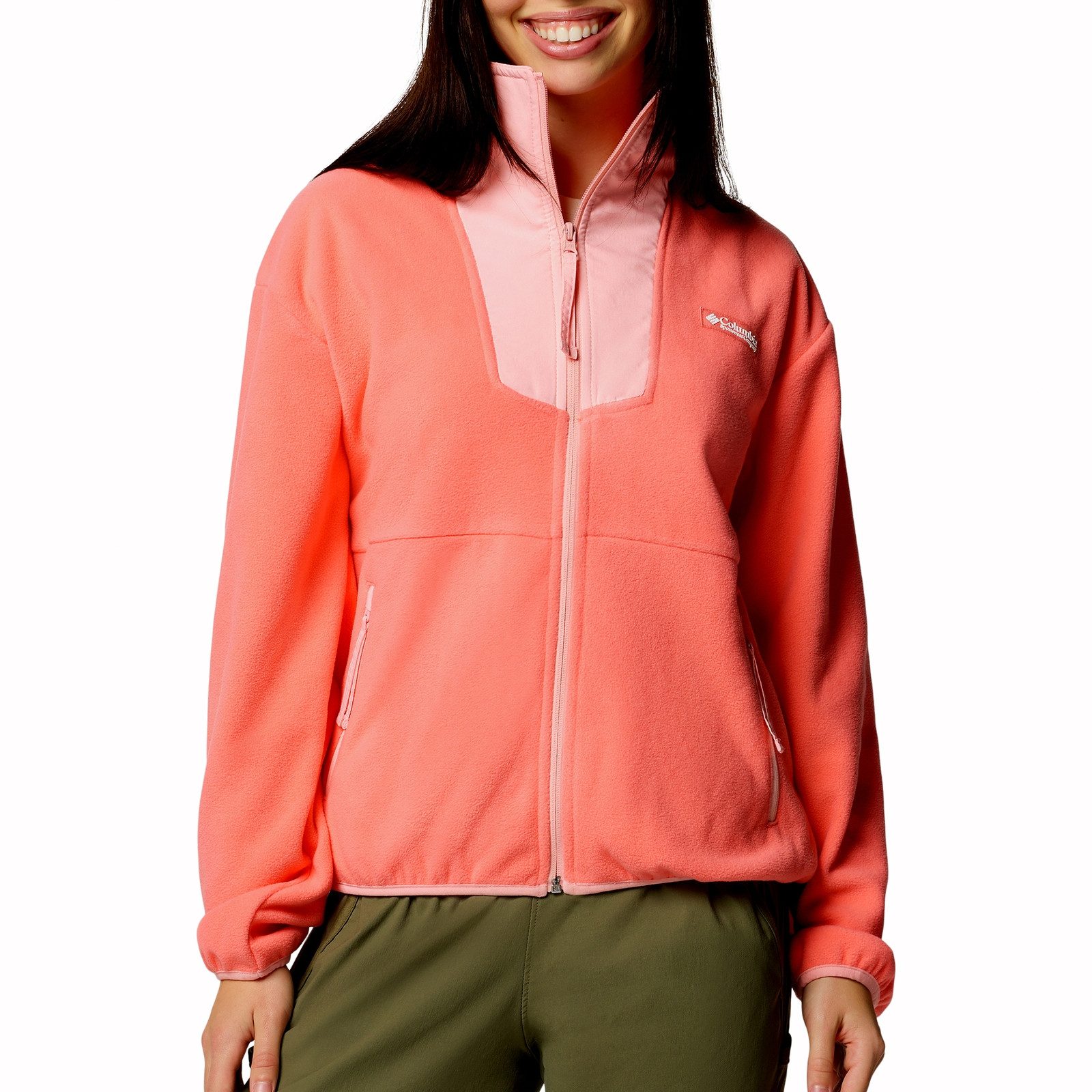 Columbia Fleecejacke Sequoia Grove™ Fleecejacke mit Logo-Patch auf linker B günstig online kaufen