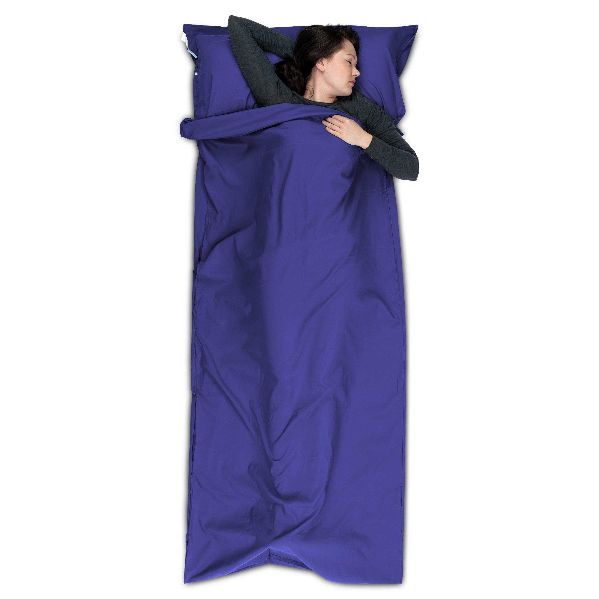 EAZY CASE Deckenschlafsack Schlafsack Mikrofaser Inlett, Camping Reiseschla günstig online kaufen