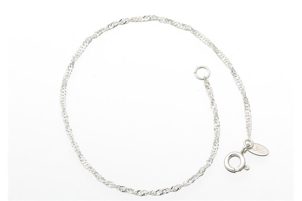 Silberkettenstore Silberarmband Singapur-Armband 1,8mm- 925er Silber