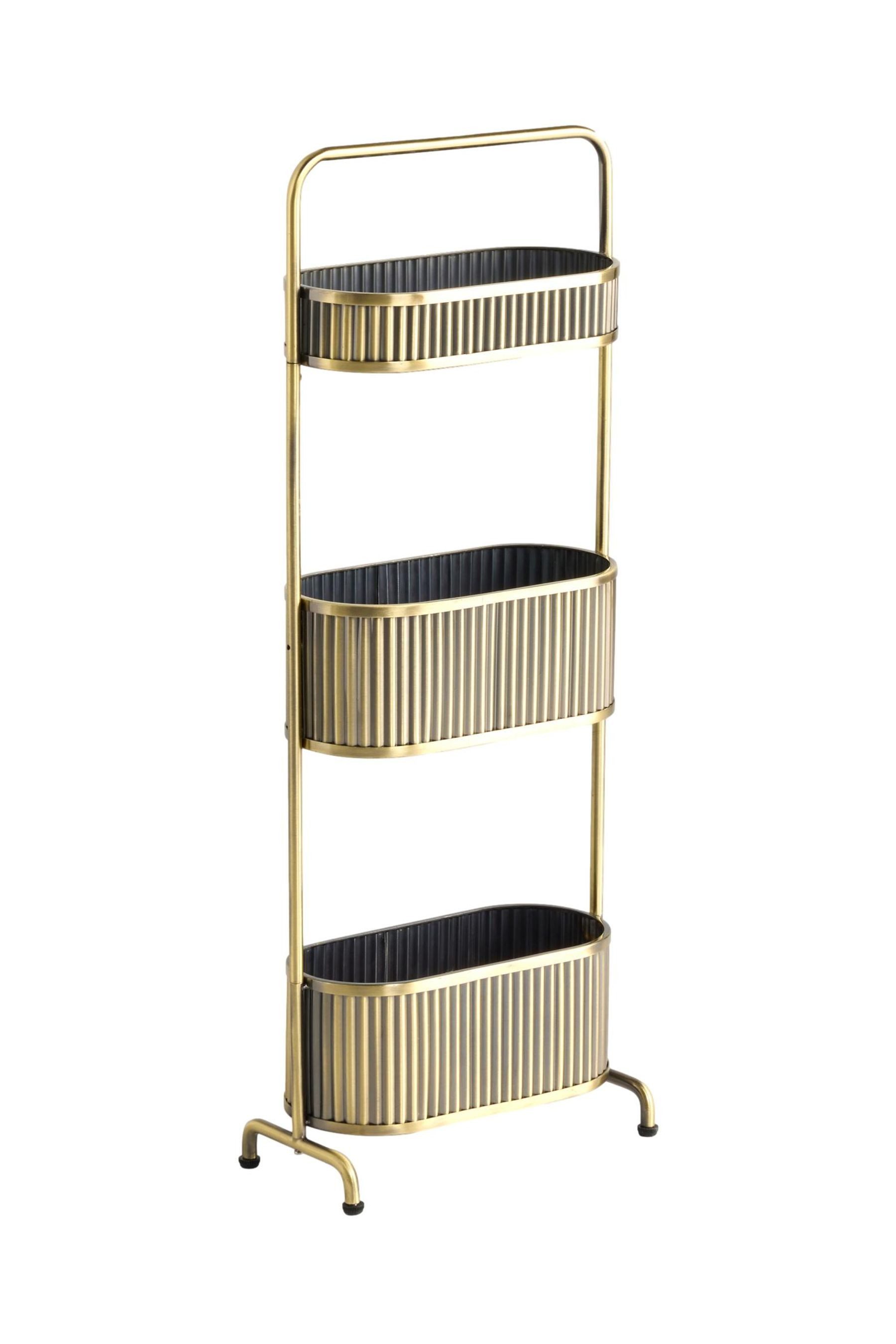 Next Badregal Gerippte Etagere, 1-tlg.