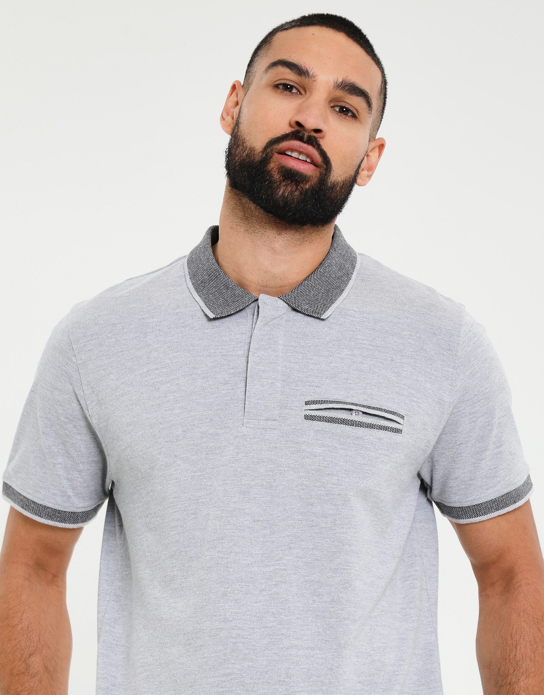 Threadbare Poloshirt THB Polo Mansfield mit Brusttasche