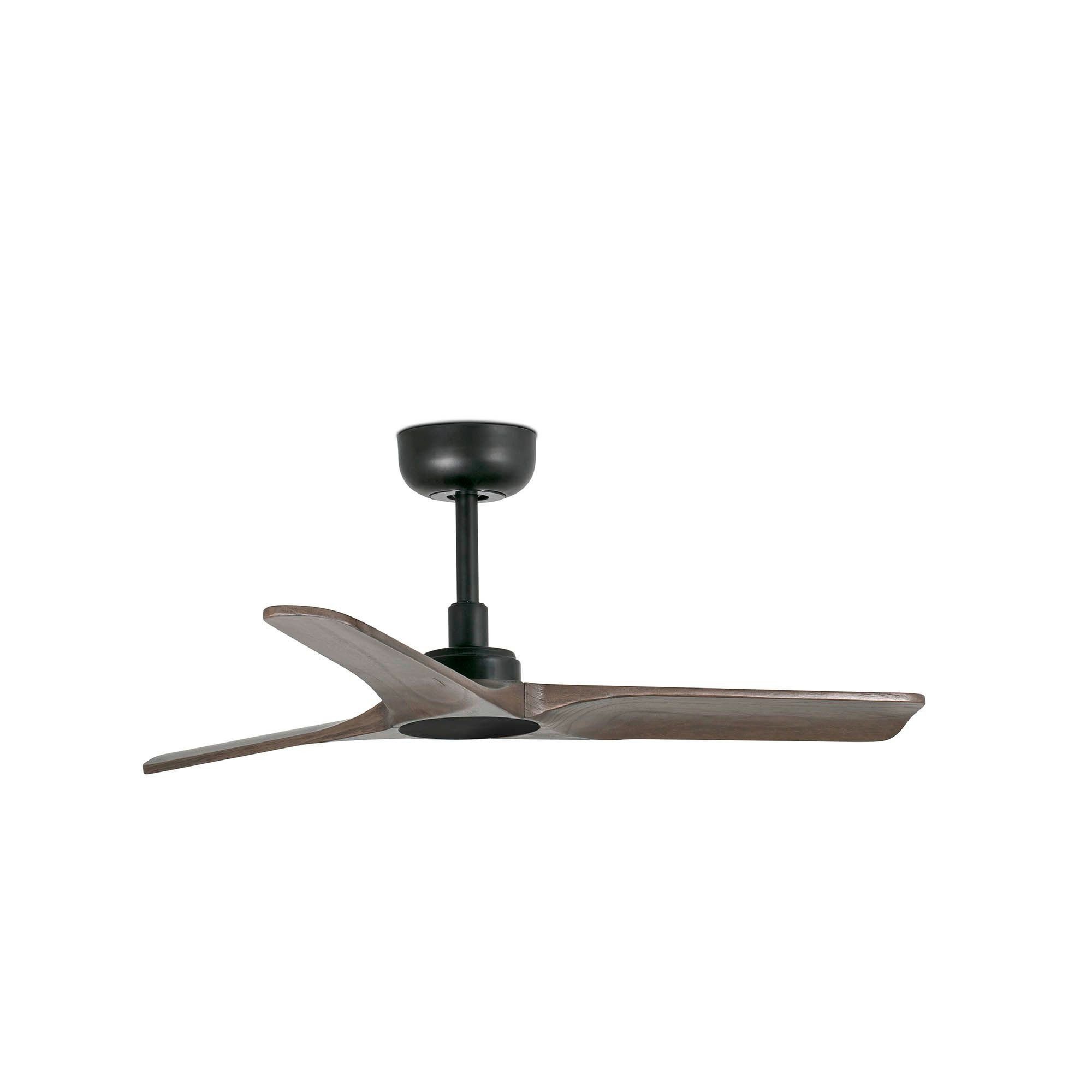 FARO Barcelona Deckenventilator DC Deckenventilator Heywood S Schwarz, Timer