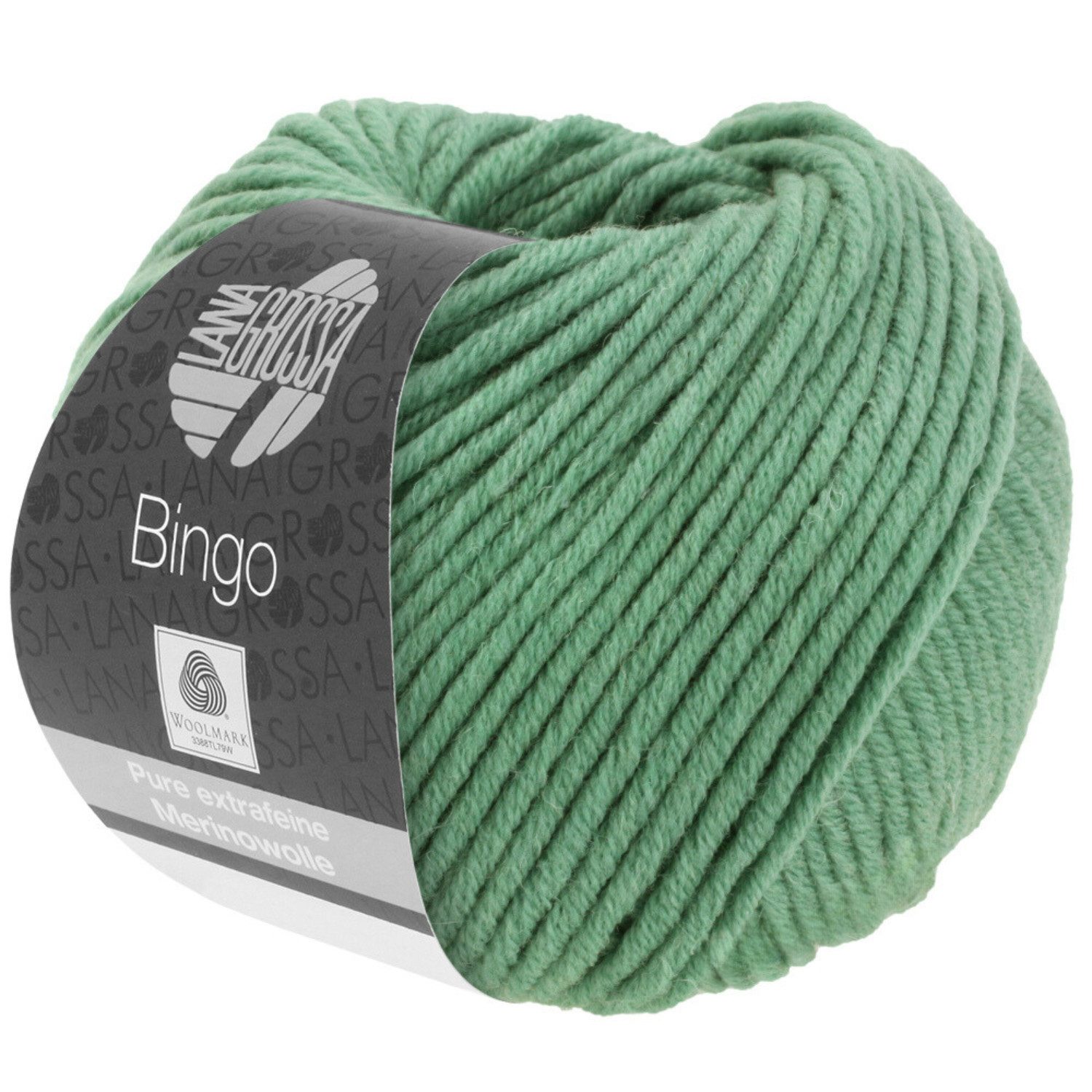 LANA GROSSA BINGO Häkelwolle, 80 m (extrafeine Merinowolle, waschmaschinenfest, für alle Strickprojekte), 50 g