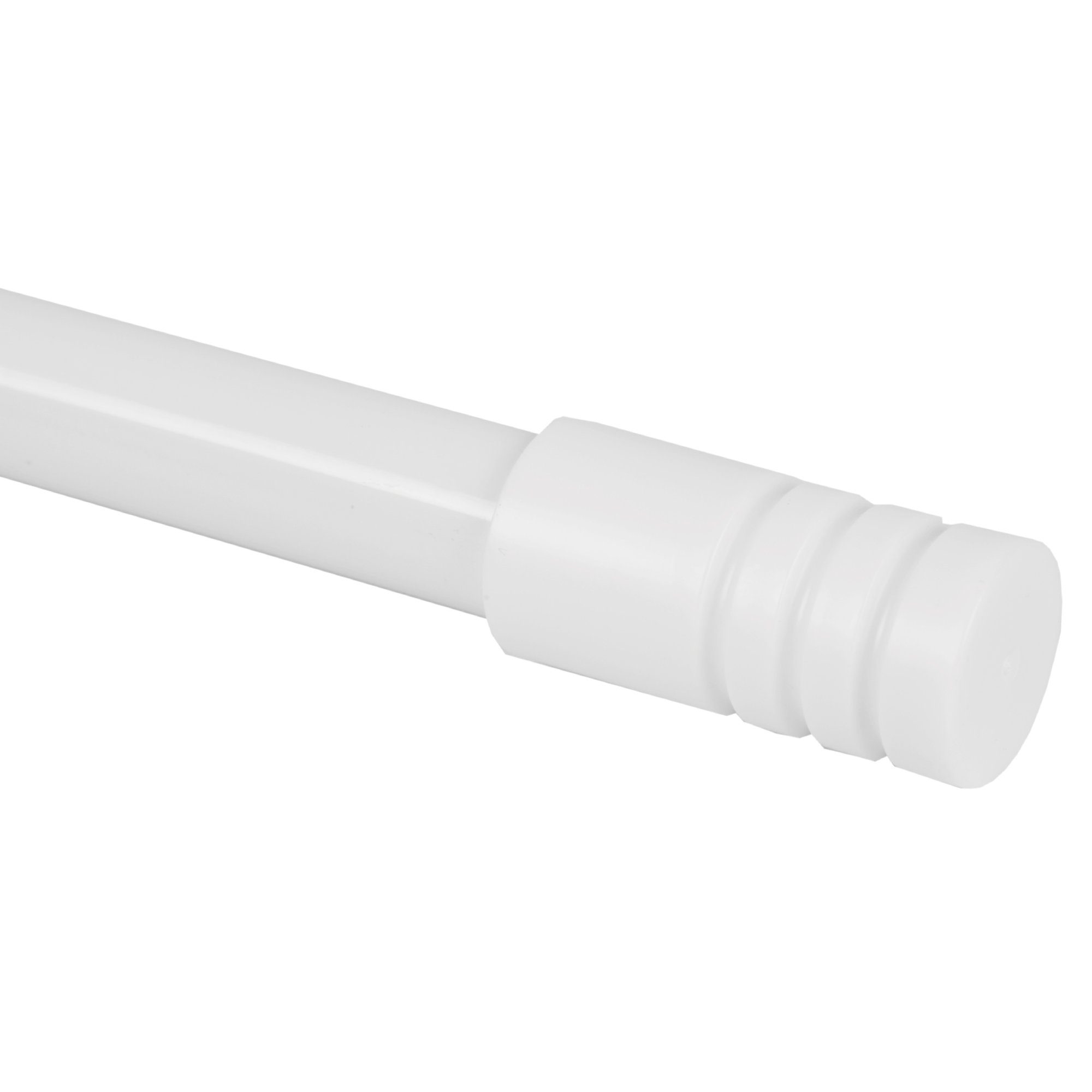Bestlivings Gardinenstange Modern, Ø 19 mm, 1-läufig, ausziehbar, Wandmontage, verschraubt, Metall, Gardinenstange "Modern" ausziehbar 115 bis 200 cm, Durchmesser