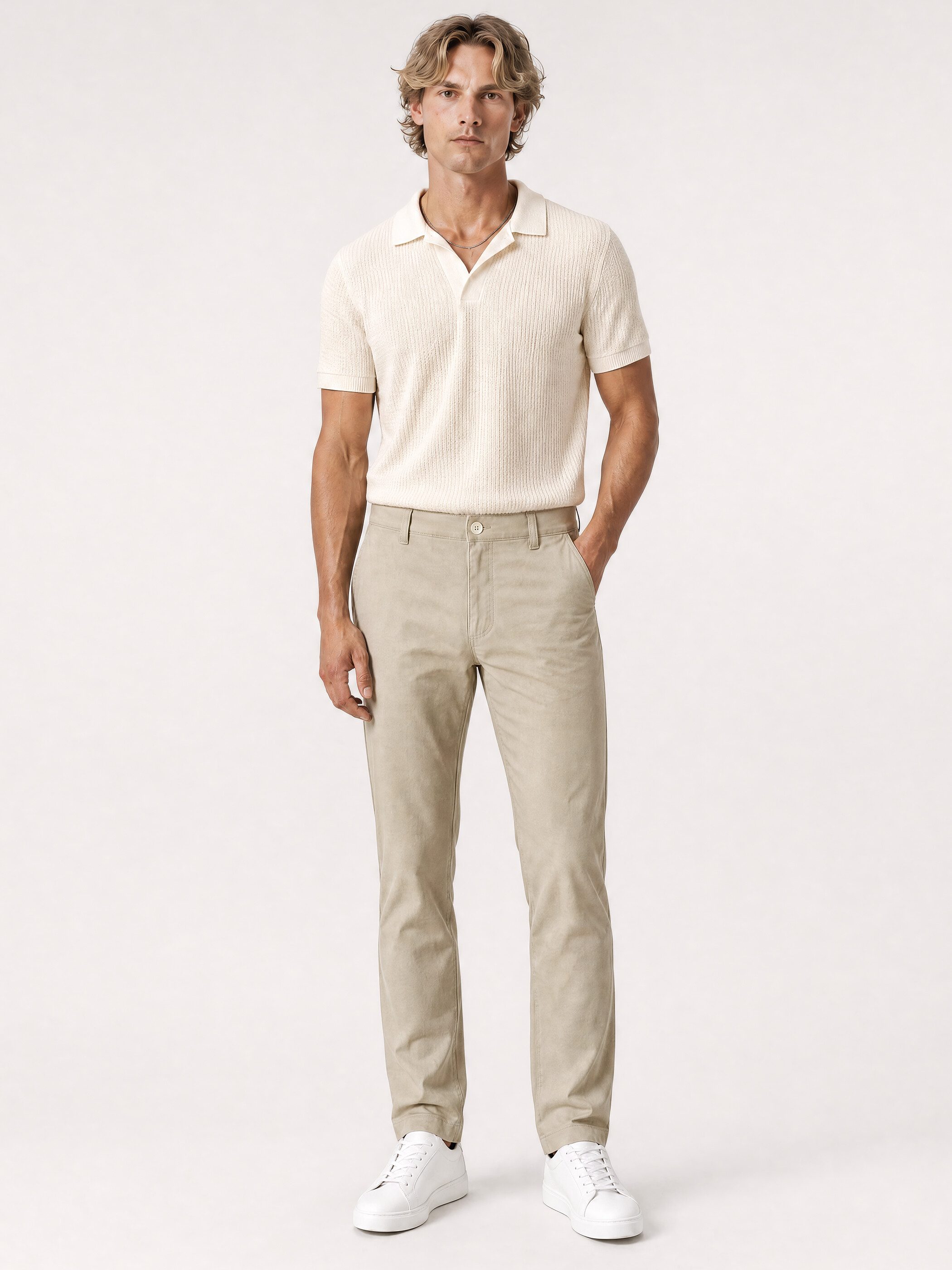 Yazubi Chinohose elegante Chino Hose mit Stretch Slim Fit Herren Hosen für Männer, Stoffhosen & Chinohosen, Herrenhosen – Bild 5 von 5