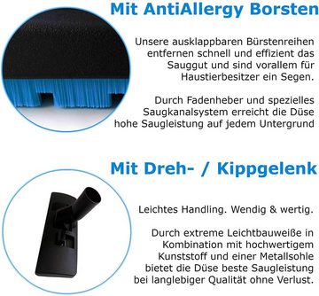 Maxorado 2-in-1 Kombidüse Bodendüse für Dyson V7 V8 V10 V11 V15 Staubsauger Zubehör Kombidüse, Zubehör für Dyson V7, Dyson V8, Dyson V10, Dyson V11, Dyson V15, Ausfahrbare Borsten