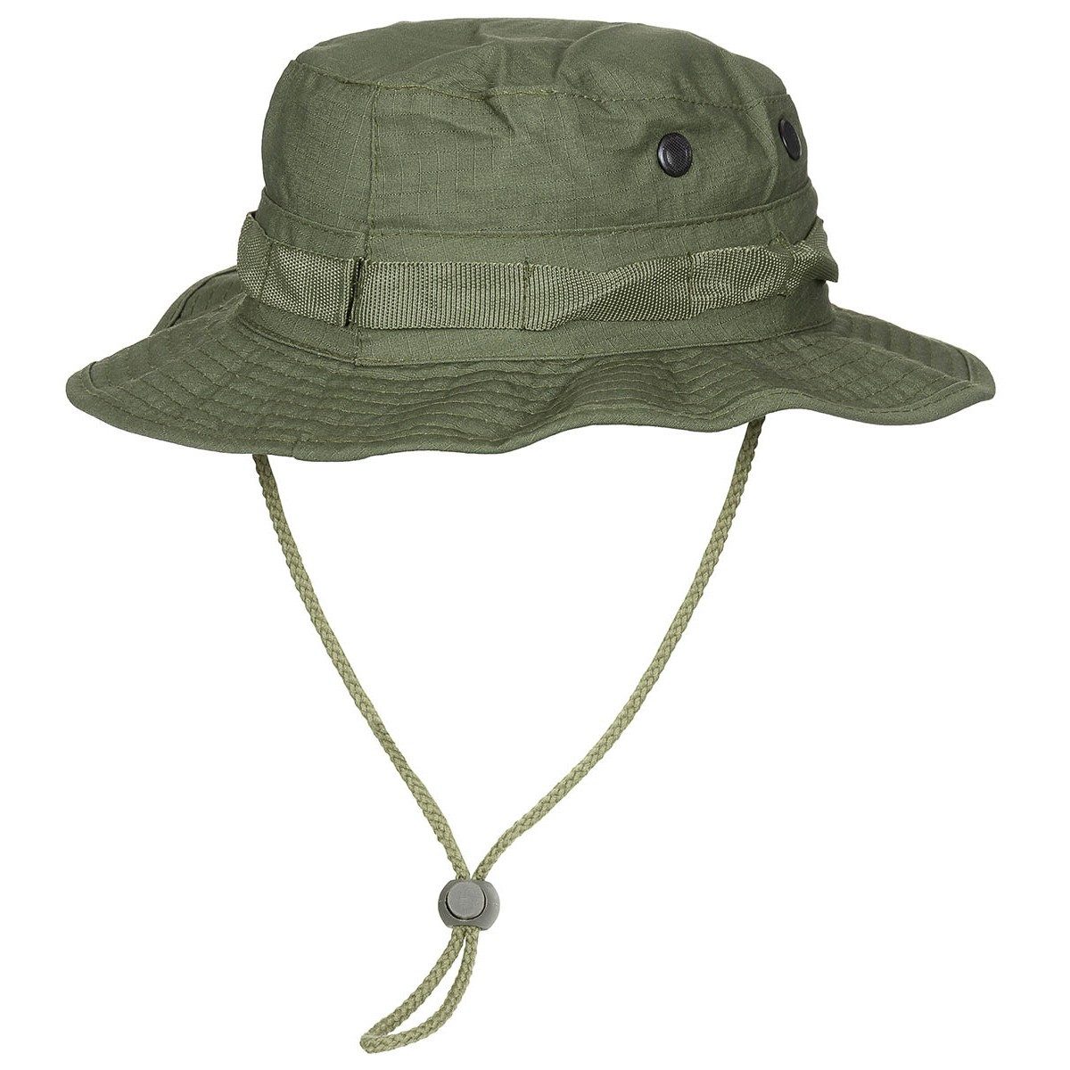 MFH Outdoorhut US GI Buschhut, mit Kinnband, GI Boonie, Rip Stop, oliv (1-S günstig online kaufen