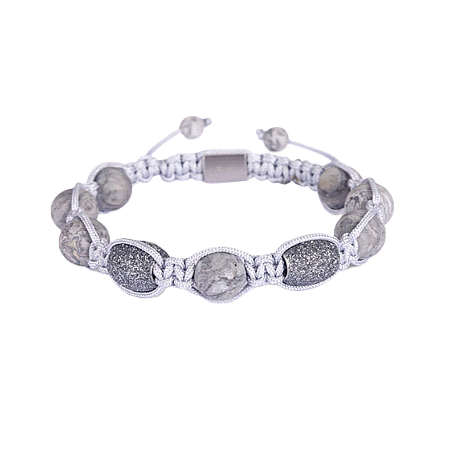 Kingka Armband tibetisches Damenarmband mit echten Steinen, Zu Shirt, Hoodie, Jeans, Sneaker! Büro, Urlaub, Party, Geschenkidee