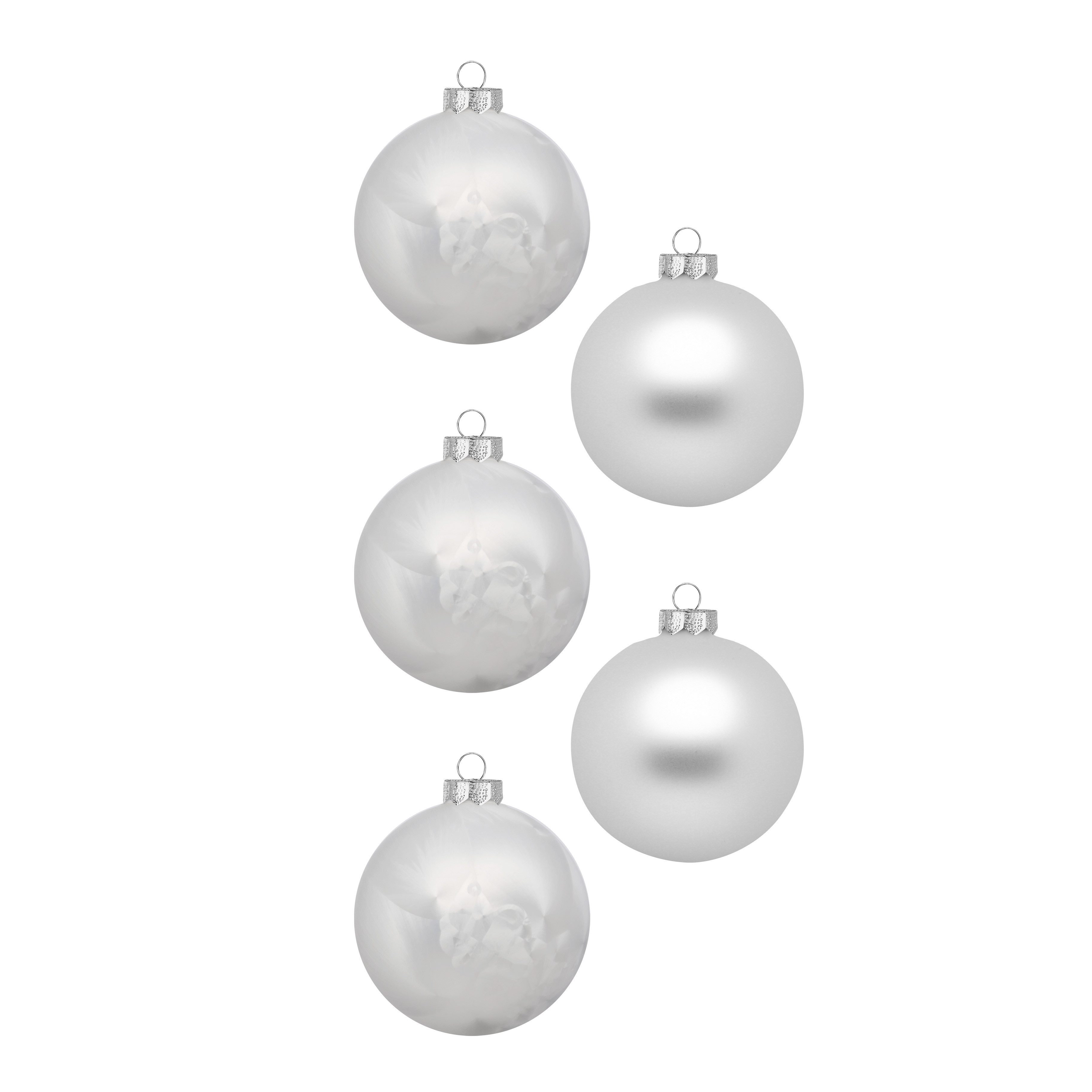 MAGIC by Inge Weihnachtsbaumkugel, aus Glas, 12 Kugeln 7,5 cm, inklusive Aufhänger