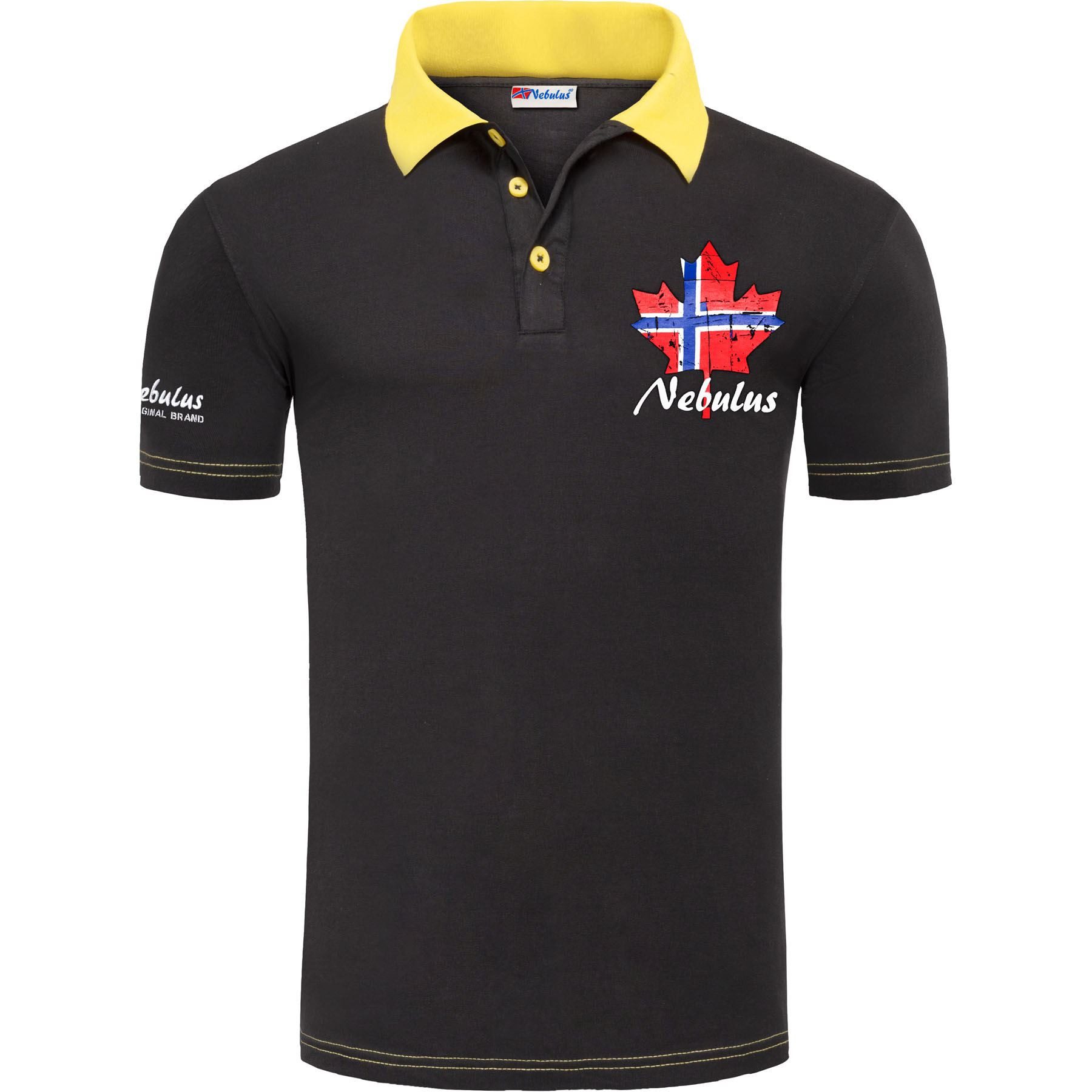 Nebulus Poloshirt SANDY, P5290 - Herren, schwarz, XL