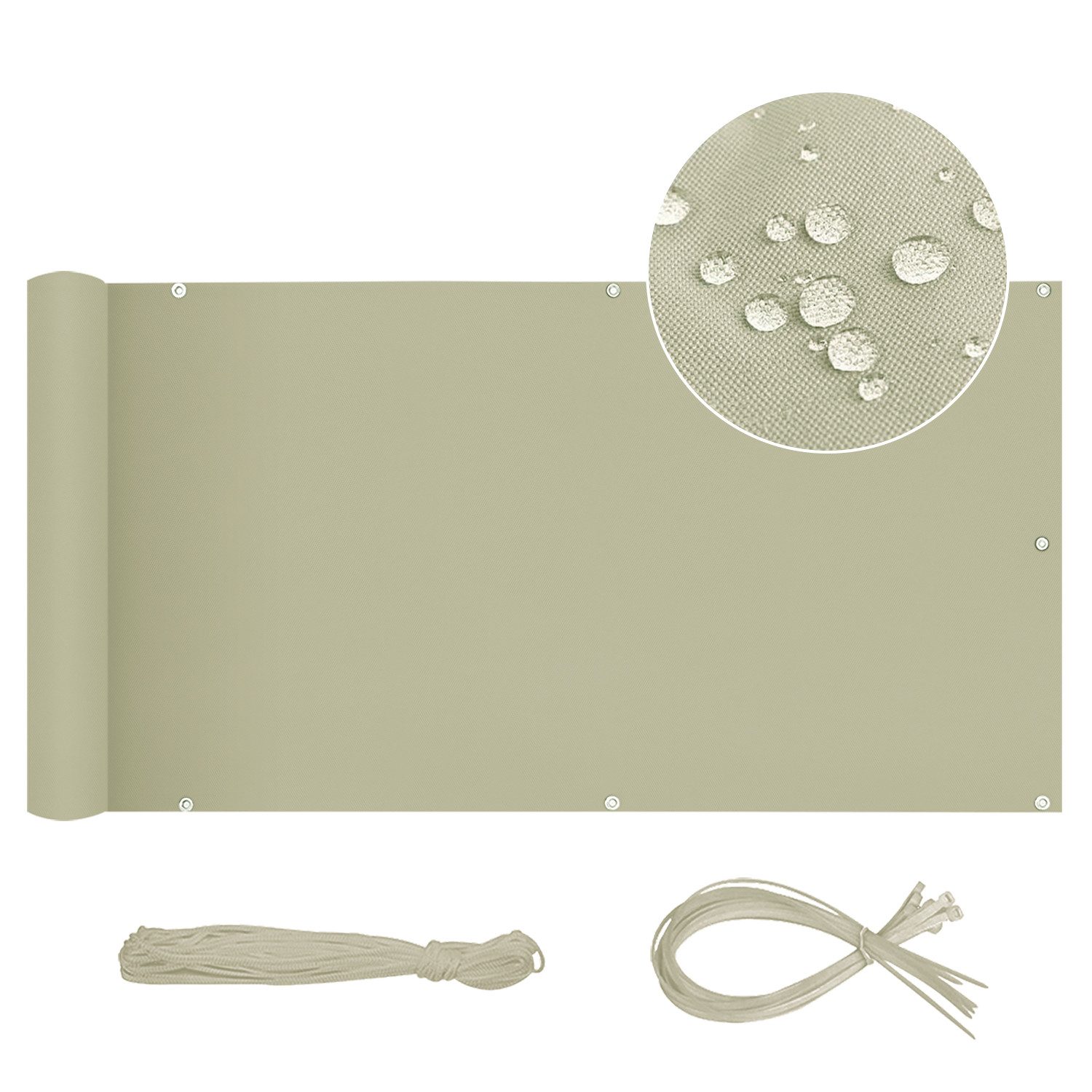 Sekey Balkonsichtschutz Sichtschutz Balkon ohne Bohren Balkonverkleidungen günstig online kaufen