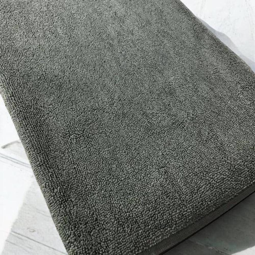 JOOP! Badematte Selection Uni Salbei, 100% Baumwolle, Rechteckig