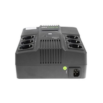 Green Cell USV-Anlage UPS/USV AiO 600VA 360W Unterbrechungsfreie Stromversorgung, mit modifizierter Sinuswelle, LCD Display, typische Schaltzeit: 2-6 ms