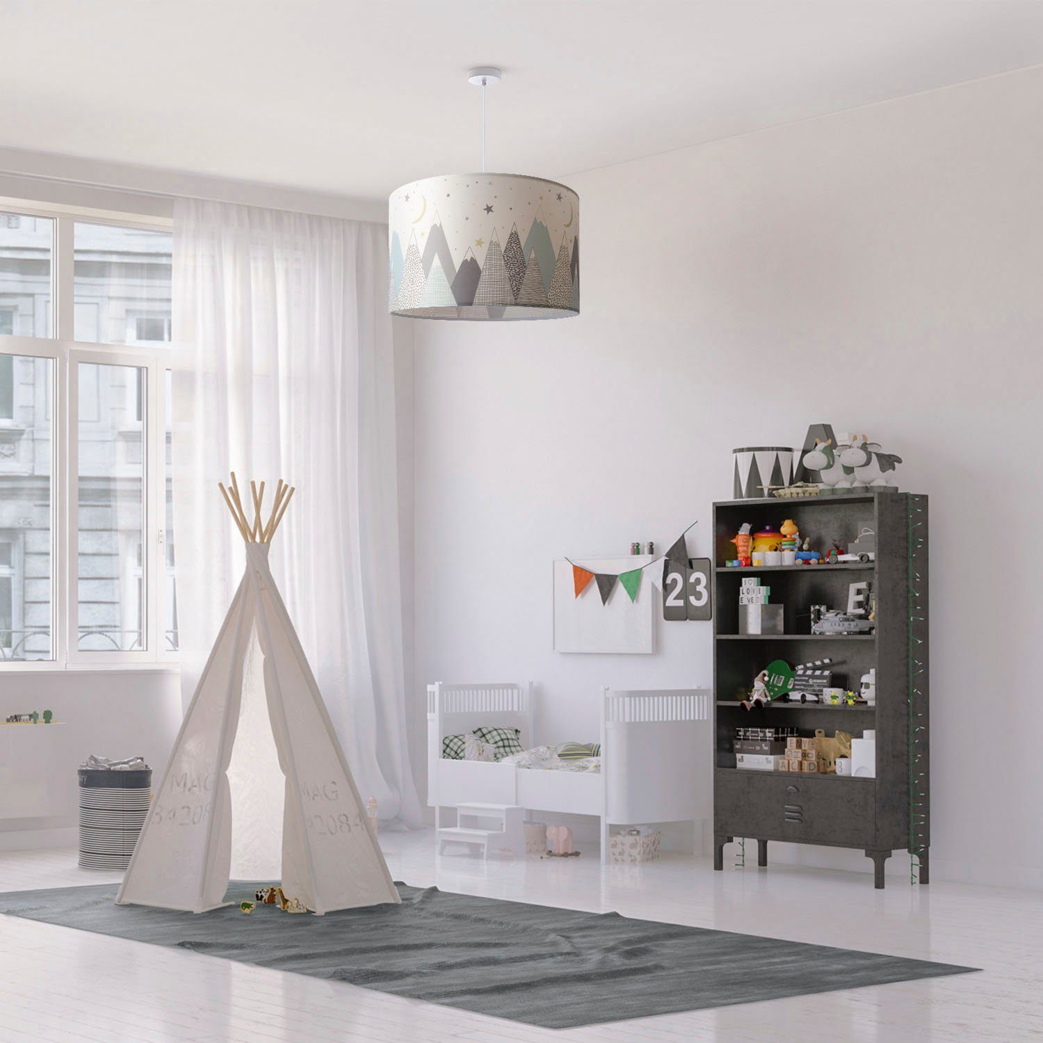 Paco Home Pendelleuchte Hugo Cosmo, ohne günstig online kaufen