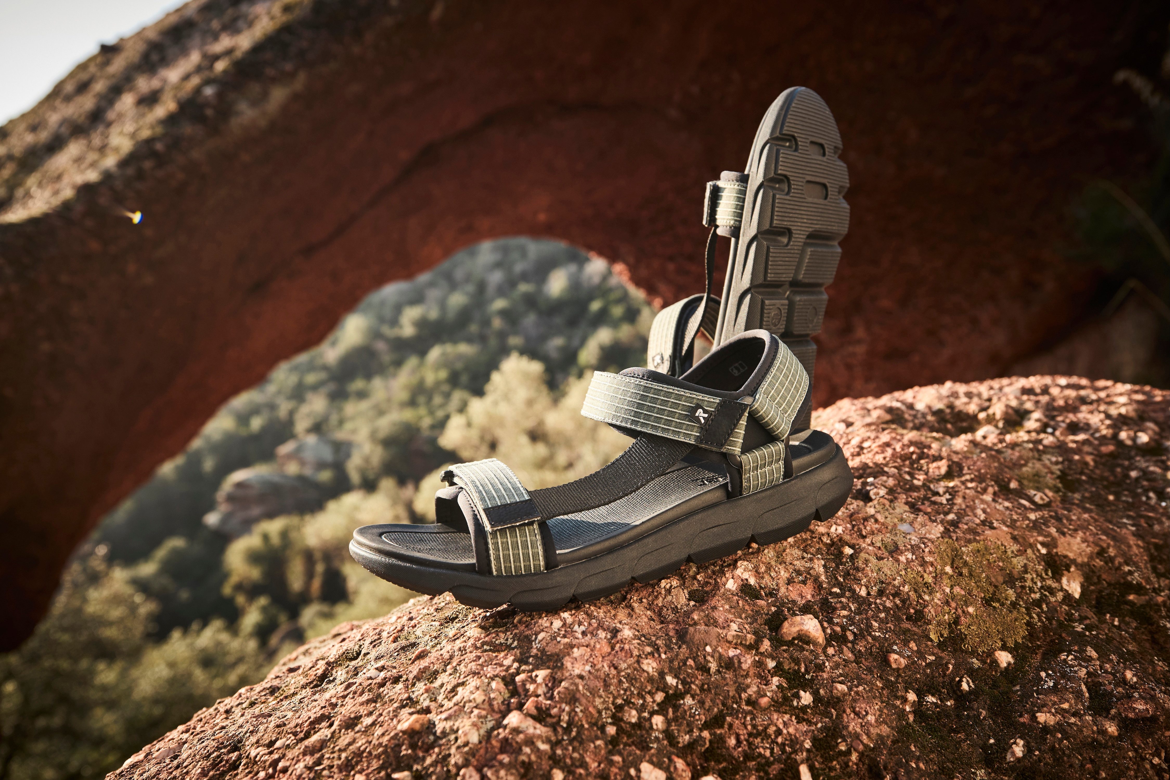 Rieker Sport Orlando Sandale Outdoorsandale, Sommerschuh, Maschinenwäsche, mit weichem Fußbett