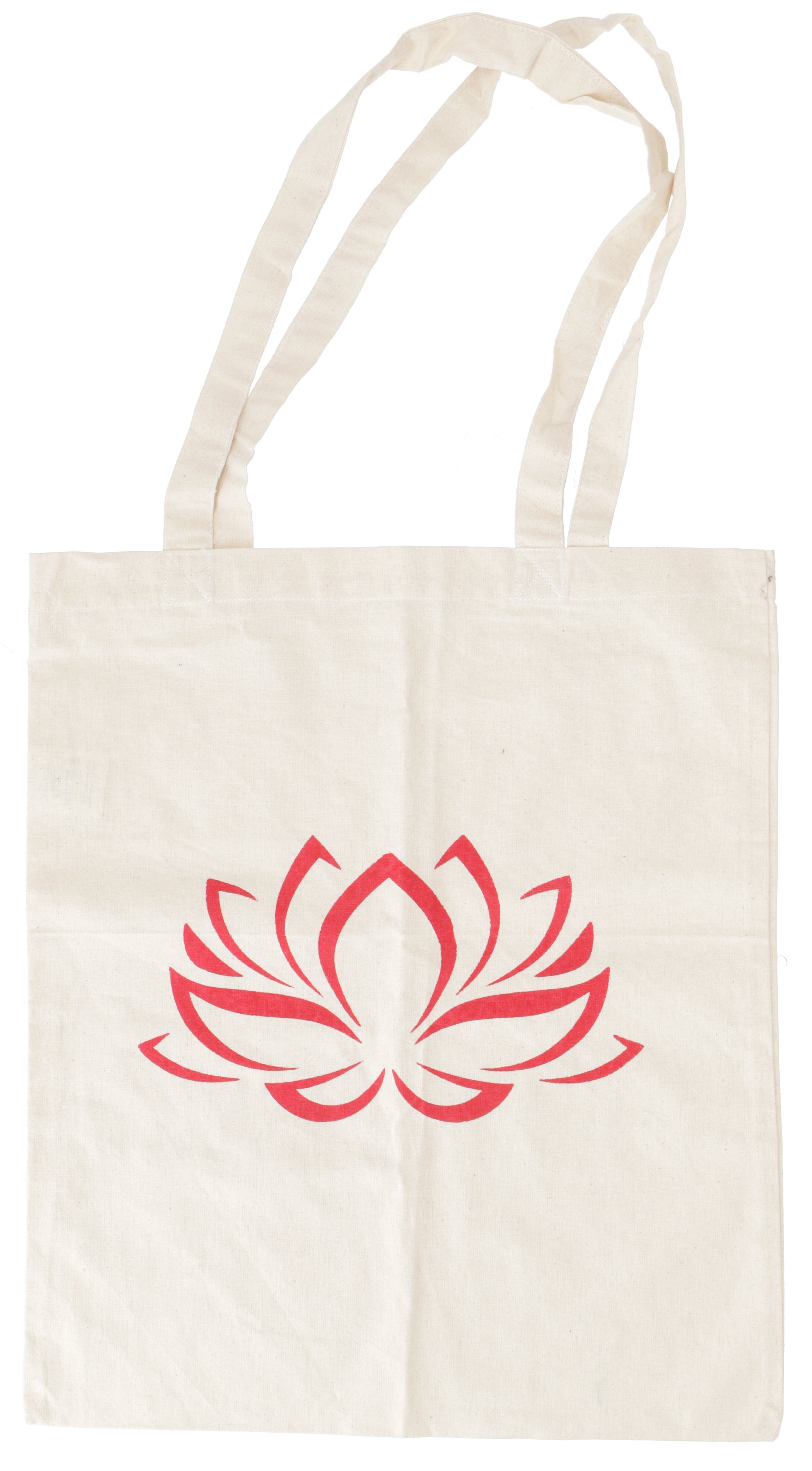 Guru-Shop Schultertasche Lotus Tragetasche aus Baumwolle, nachhaltige..