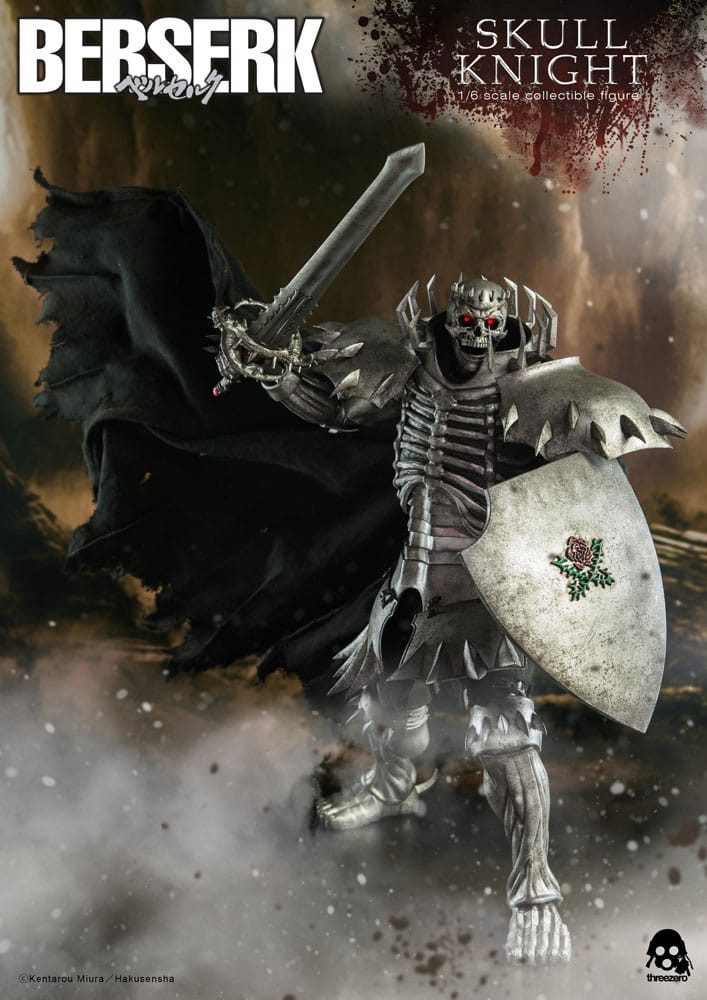ThreeZero Actionfigur Berserk 1/6 Skull Knight 36 cm Actionfigur Exclusive Version