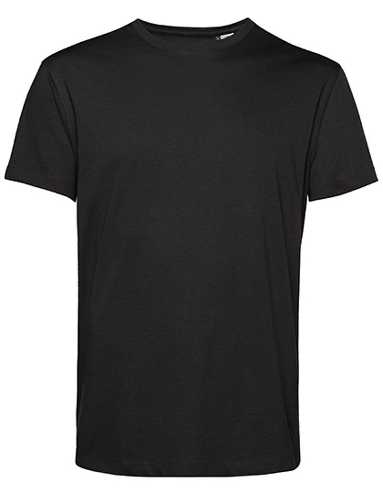 Unterhemd schwarz und (Pack, er Bio-Baumwolle, 10 Pack) ringgesponnen 10er B&C Pack gekämmt organic Unterziehshirt sanforisierte