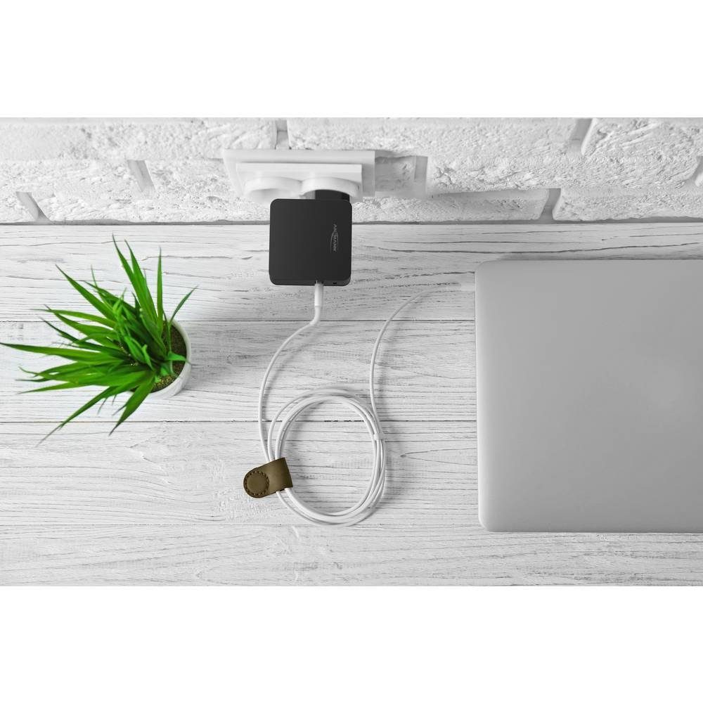 ANSMANN AG Home Charger HC265PD / 3.25 A / 65 W / 2 Port 1001-0096 USB-Ladegerät (GaN)