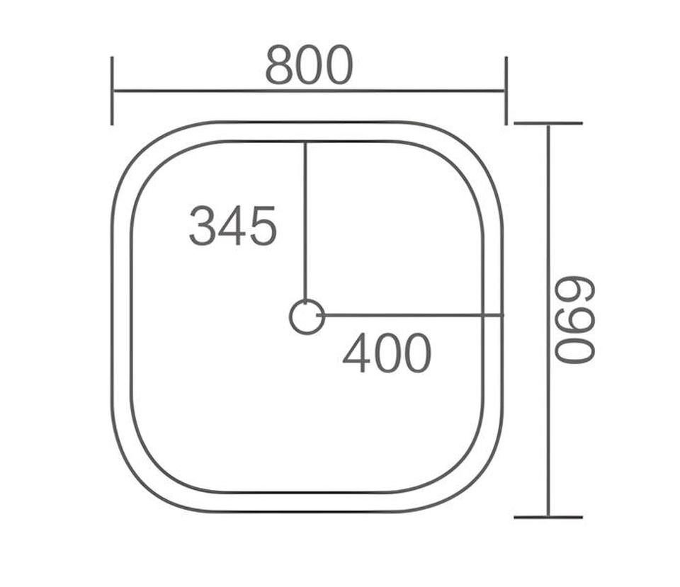 JVmoebel Badewanne Babybadewanne aus Acryl in Weiß mit ergonomischem Design, (1-tlg), Made in Europe