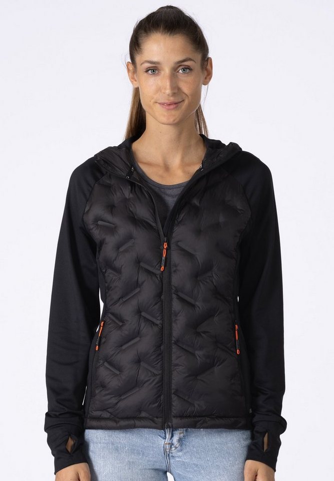 DEPROC Active Steppjacke VIONA CS Women Hybridjacke, Funktionsjacke,  Sportjacke mit Kapuze