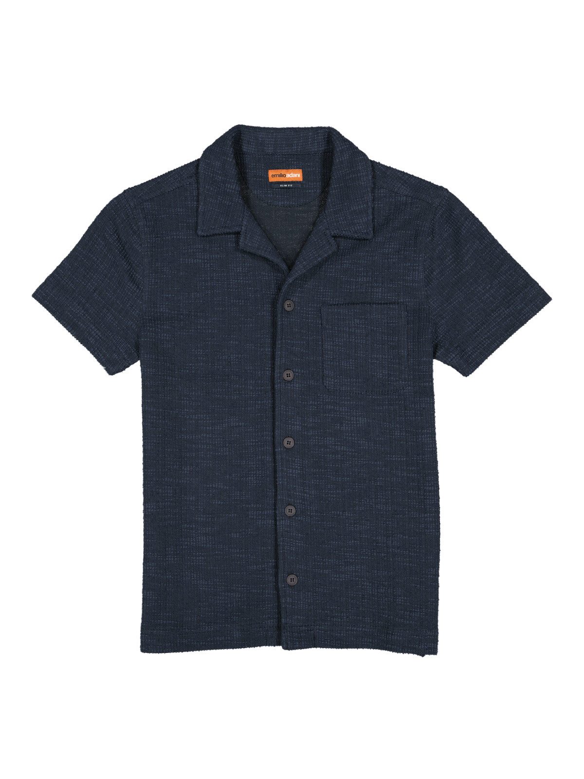 Poloshirt Herren Poloshirt mit Knopfleiste, Saphirblau