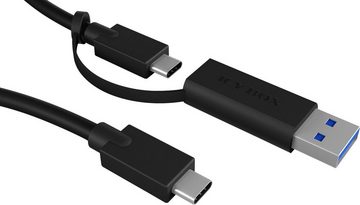 ICY BOX ICY BOX USB 3.2 Gen 2 USB-C zu USB-C Kabel + USB-C zu USB-A Adapter USB-Kabel, full featured, 10 Gbit/s