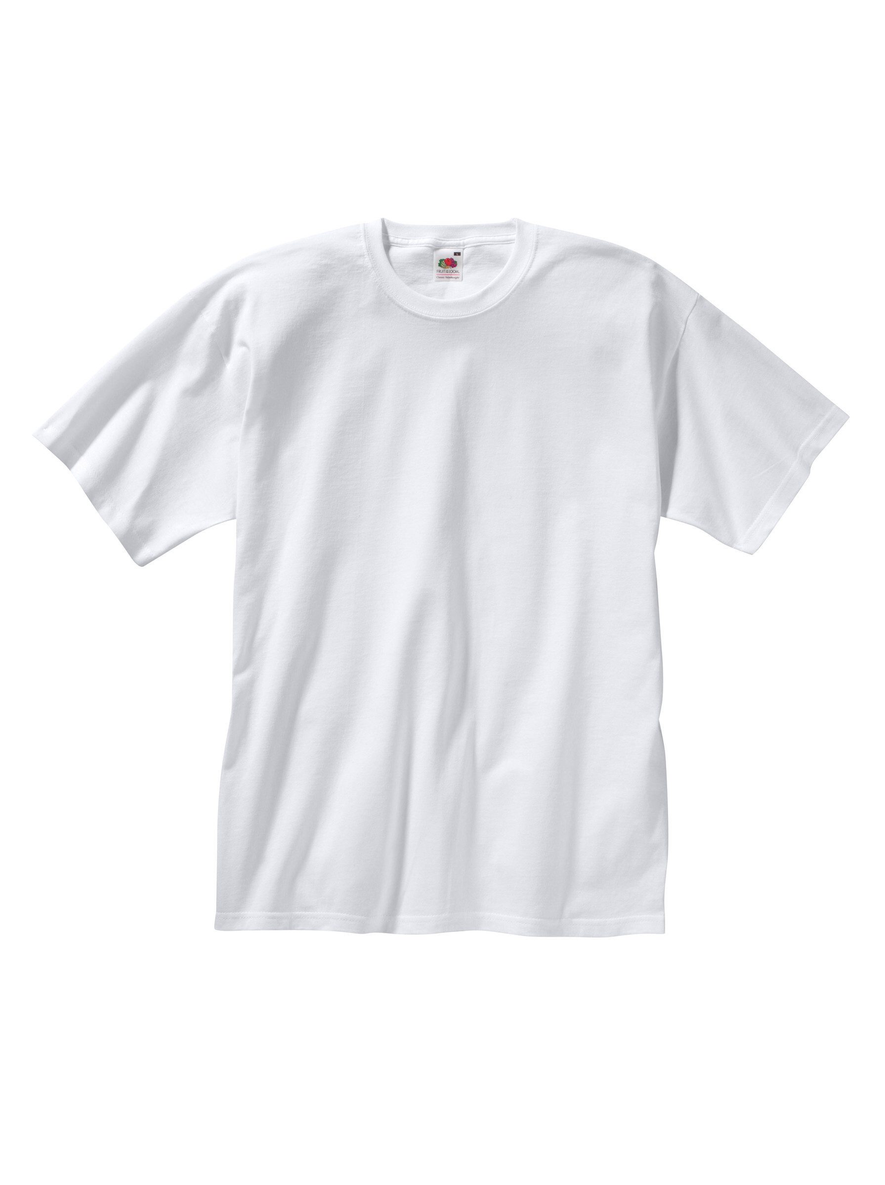 Fruit of the Loom Trainingsshirt Shirt Kurzarm (2-tlg)