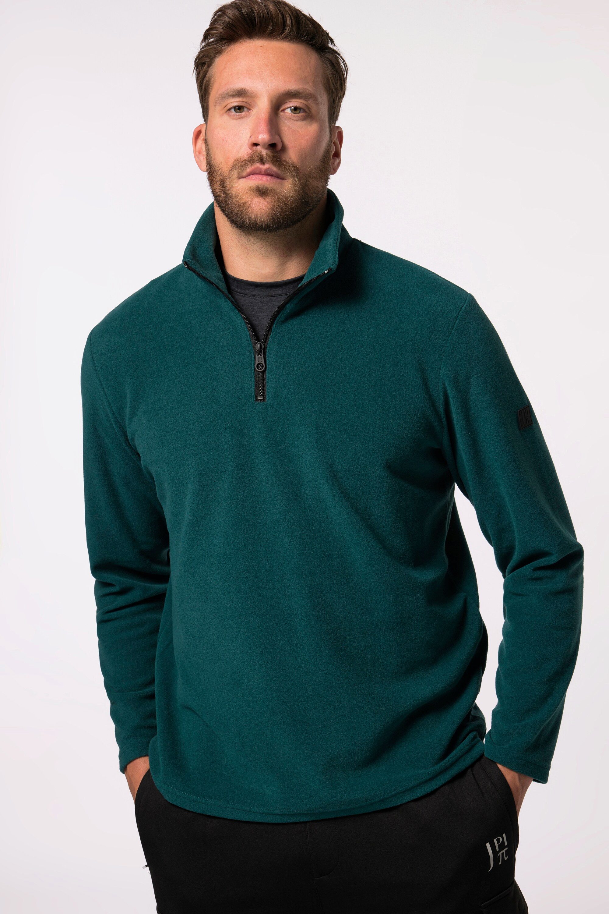 Sweatshirt Fleecetroyer Outdoor Zippkragen
